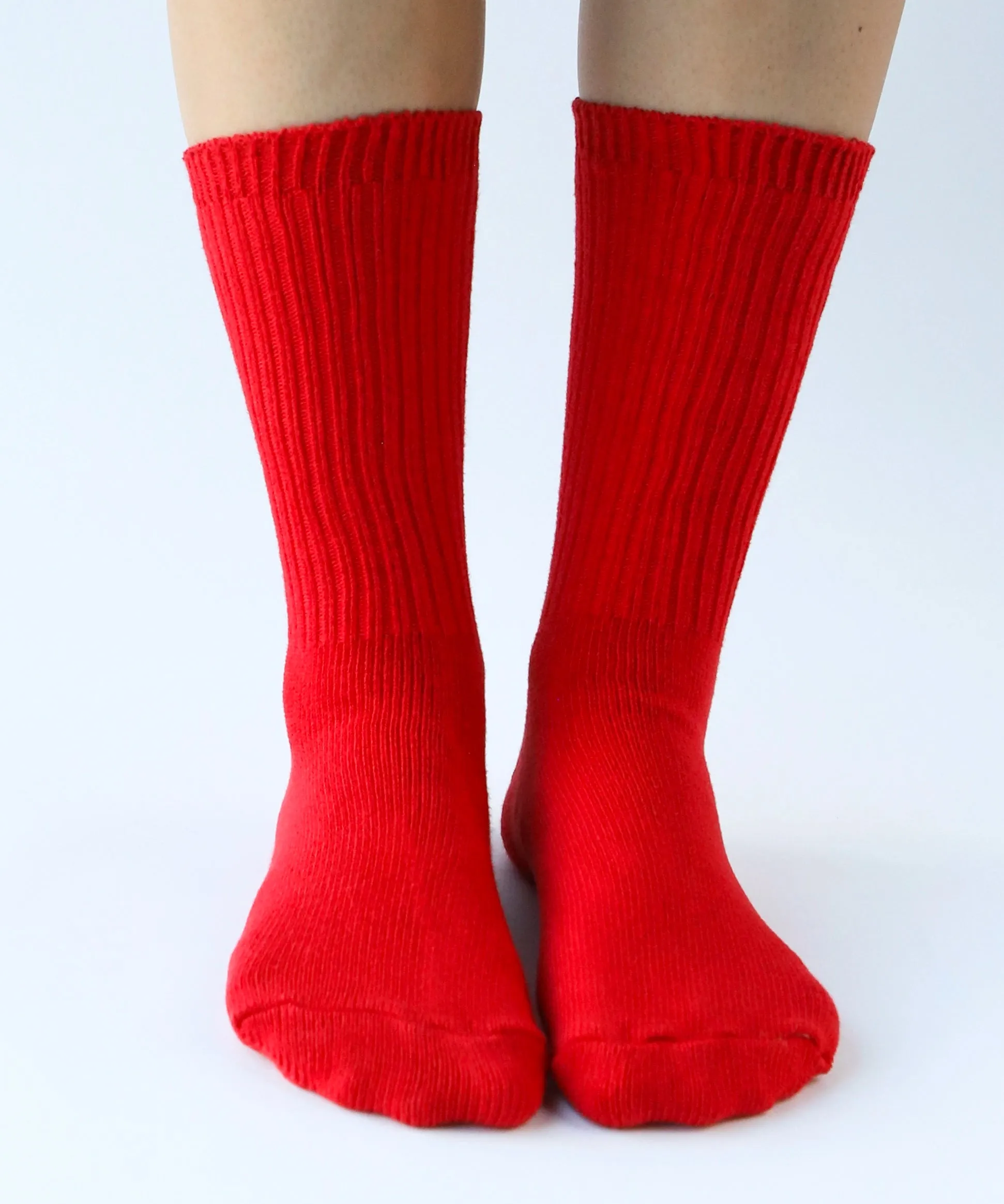 Dyed Cotton Socks | Cherry sold by OKAYOK product image thumbnail 4