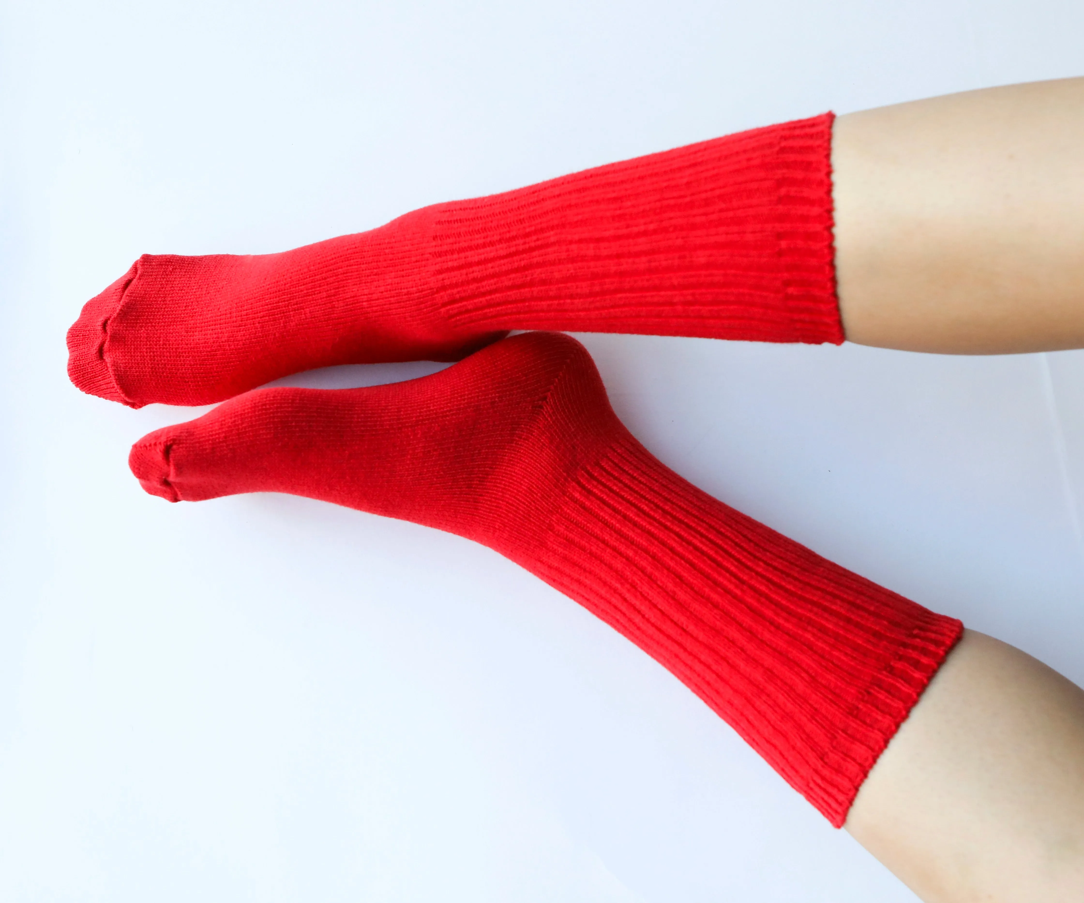 Dyed Cotton Socks | Cherry sold by OKAYOK product image thumbnail 5