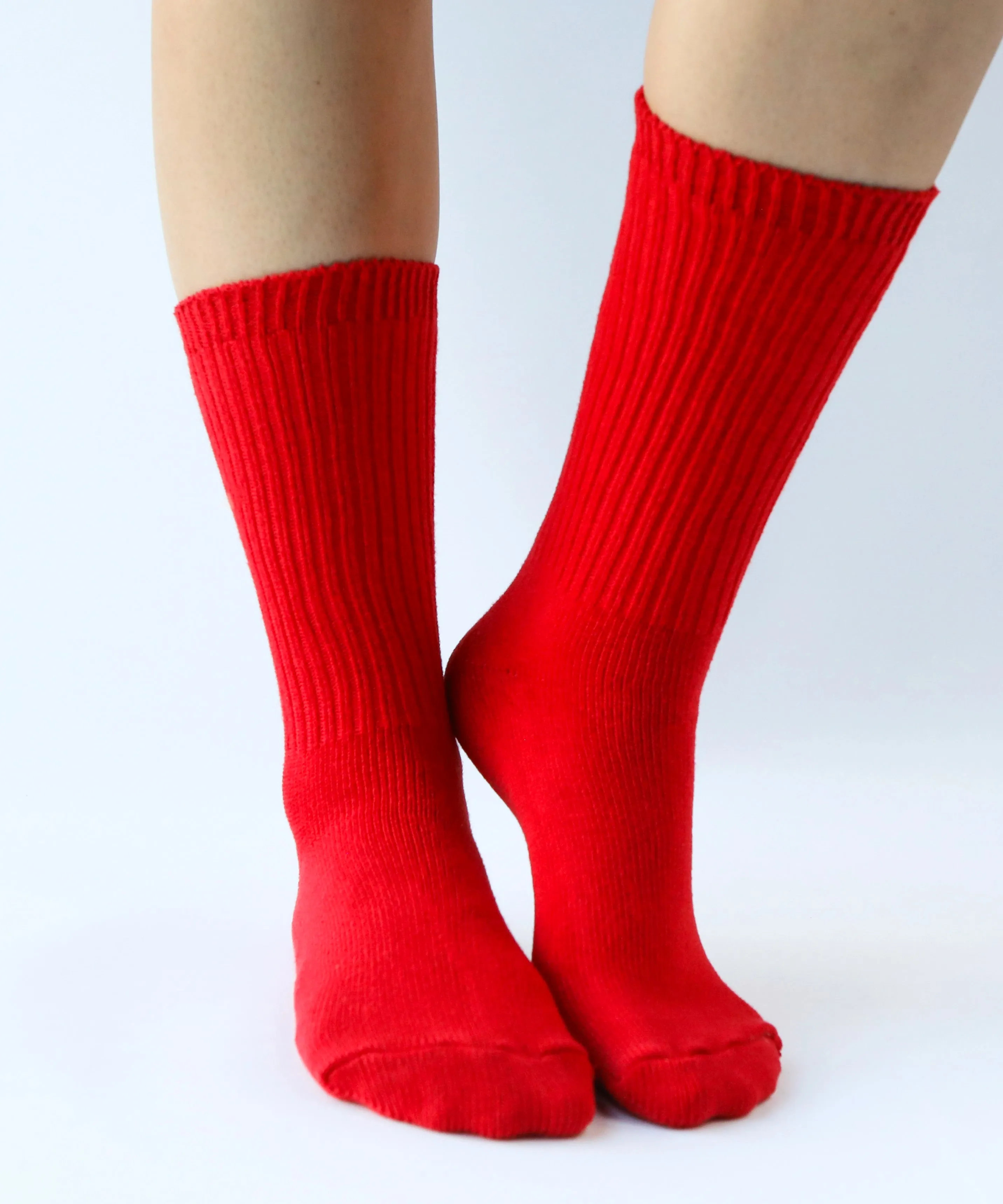 Dyed Cotton Socks | Cherry sold by OKAYOK product image thumbnail 2