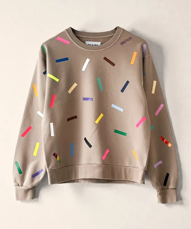 Confetti Unisex Cotton Sweatshirt | Portobello sold by OKAYOK