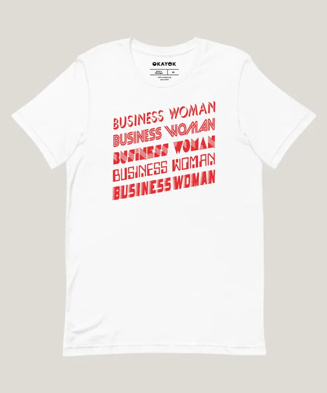 Business Woman Tee | White M, L sold by OKAYOK