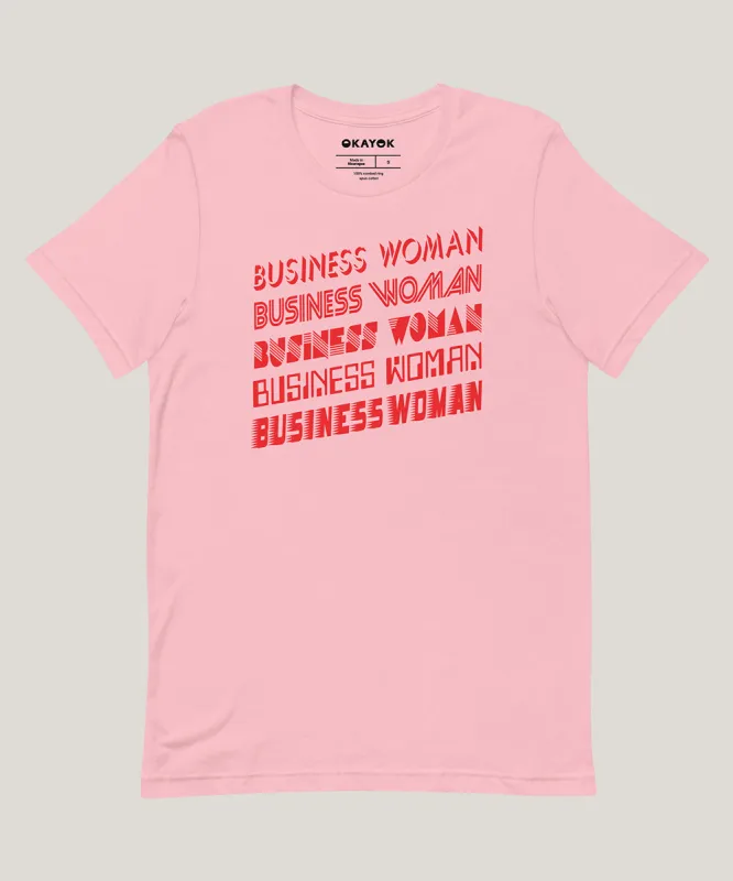 Business Woman Tee | Pink XL sold by OKAYOK