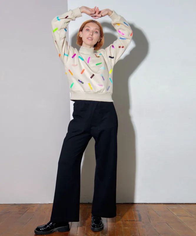 Apron Pocket Coco Pants | Black XS, S sold by OKAYOK