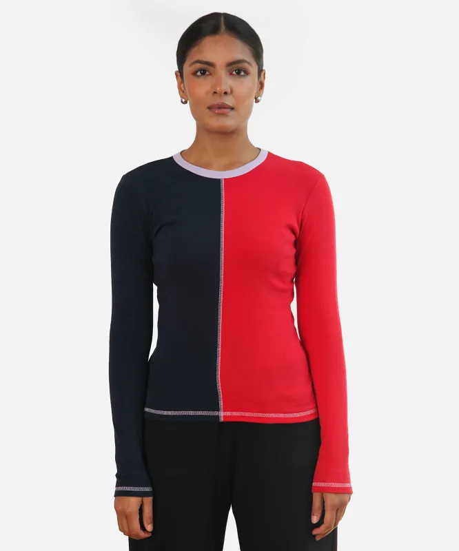 Long Sleeve Split Tee | Small sold by OKAYOK