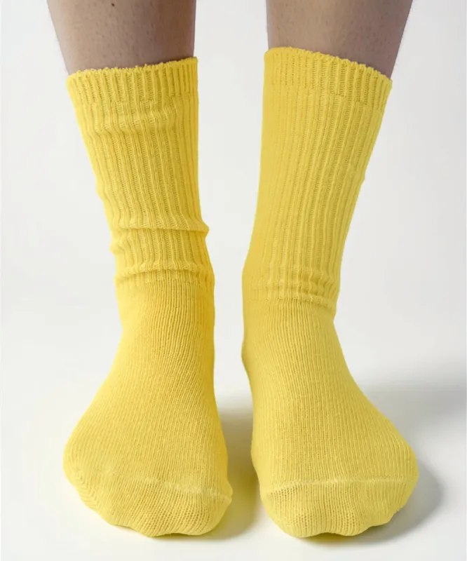 (Pre-Order) Dyed Cotton Socks | Dandelion sold by OKAYOK