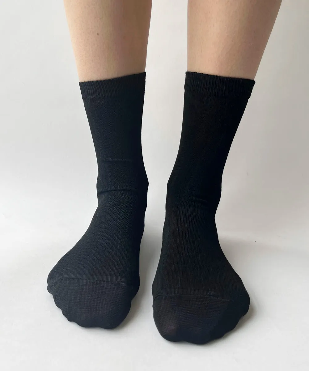 Silky Rayon Dress Socks - S/M sold by OKAYOK