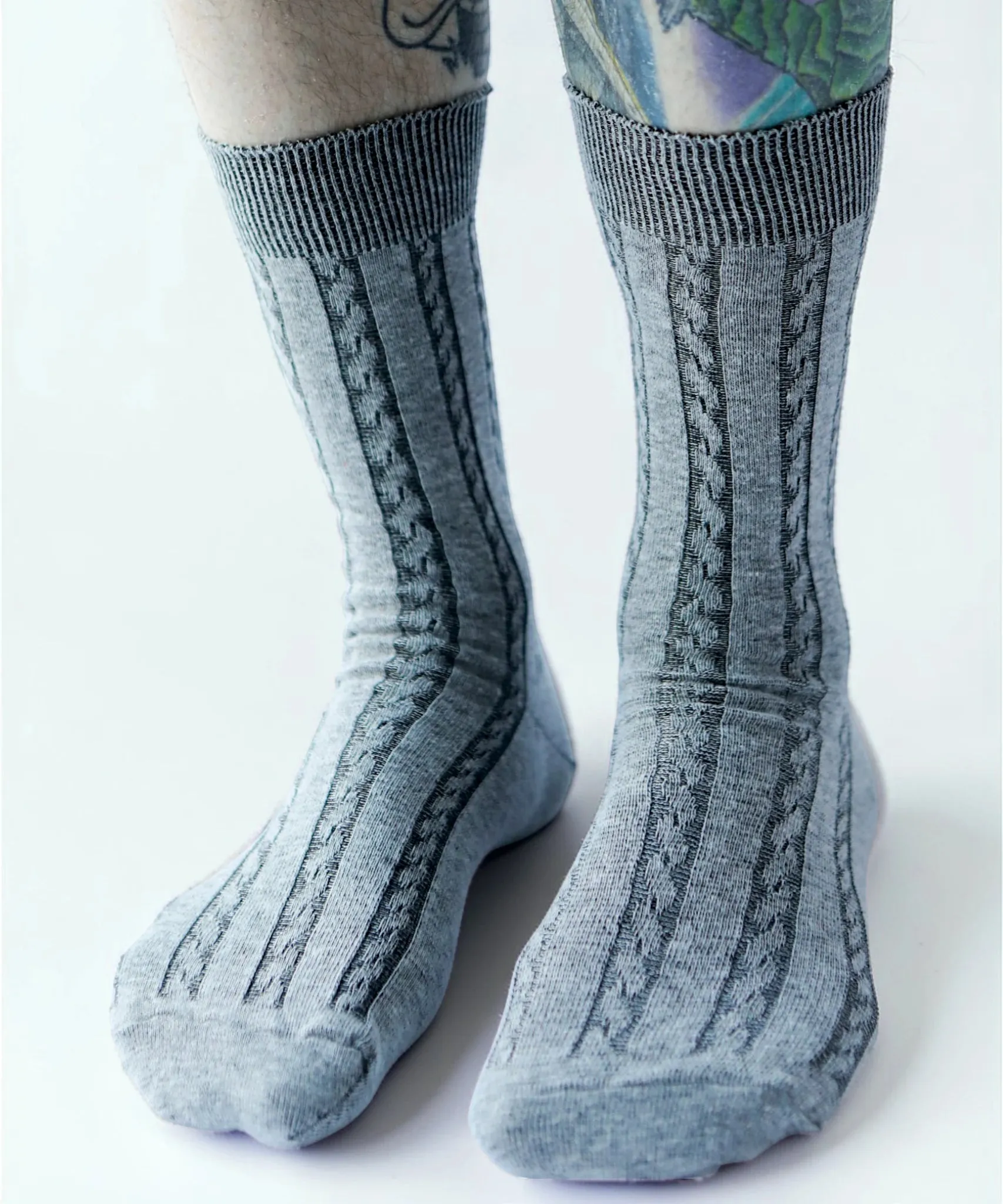 Cotton Cable Dress Sock Seconds - M/L sold by OKAYOK product image thumbnail 4