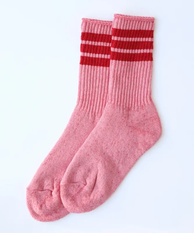 Cotton Stripe Sport Socks made by OKAYOK