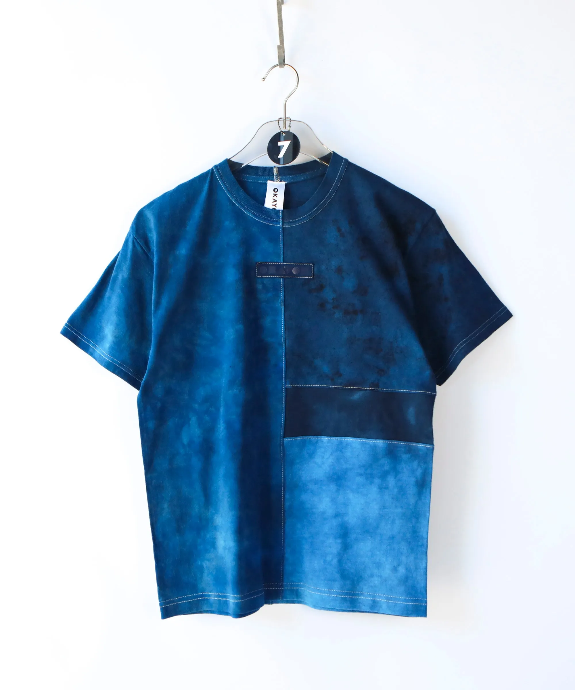 Various Mixed Blues Collage Tie Dye TShirt sold by OKAYOK product image thumbnail 2