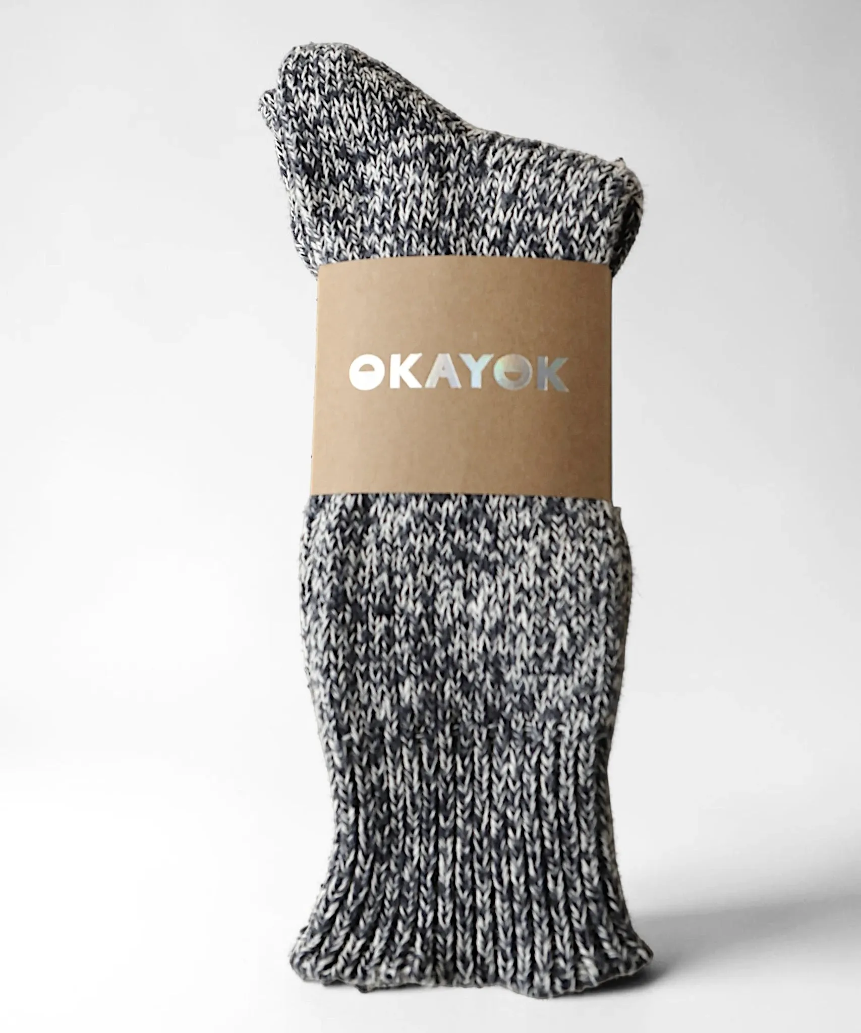 Salt and Pepper Thick Cotton Socks sold by OKAYOK product image thumbnail 5