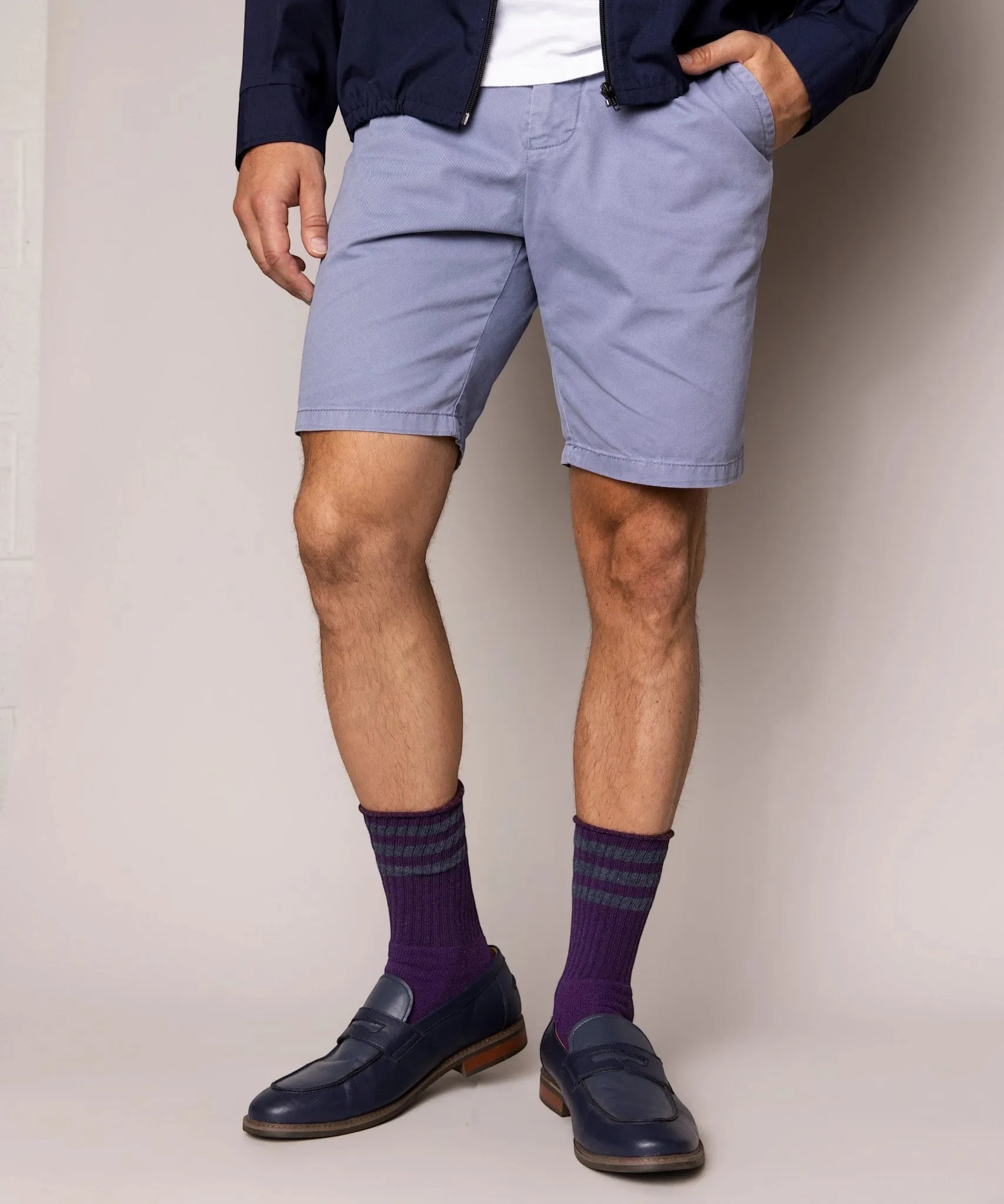 Cotton Sport Socks | Purple & Denim sold by OKAYOK product image thumbnail 3