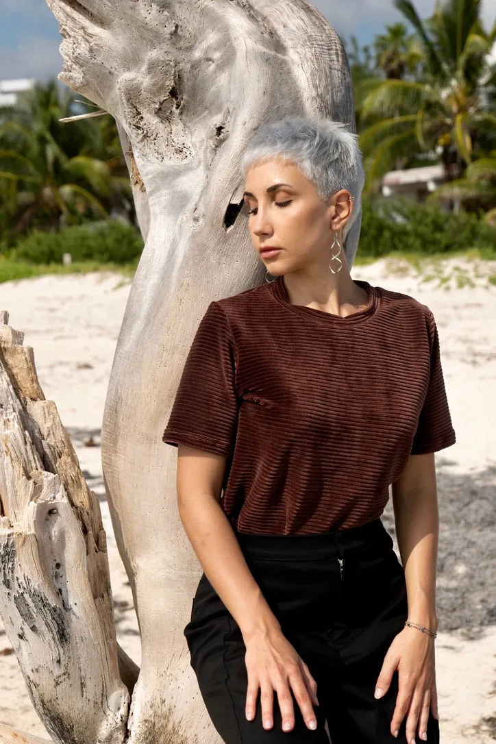 TOFINO T-SHIRT CACAO sold by MAS product image thumbnail 3