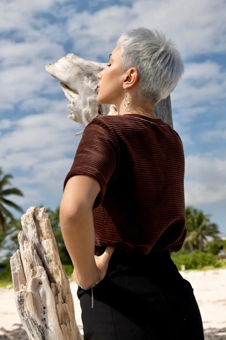 TOFINO T-SHIRT CACAO sold by MAS product image thumbnail 2