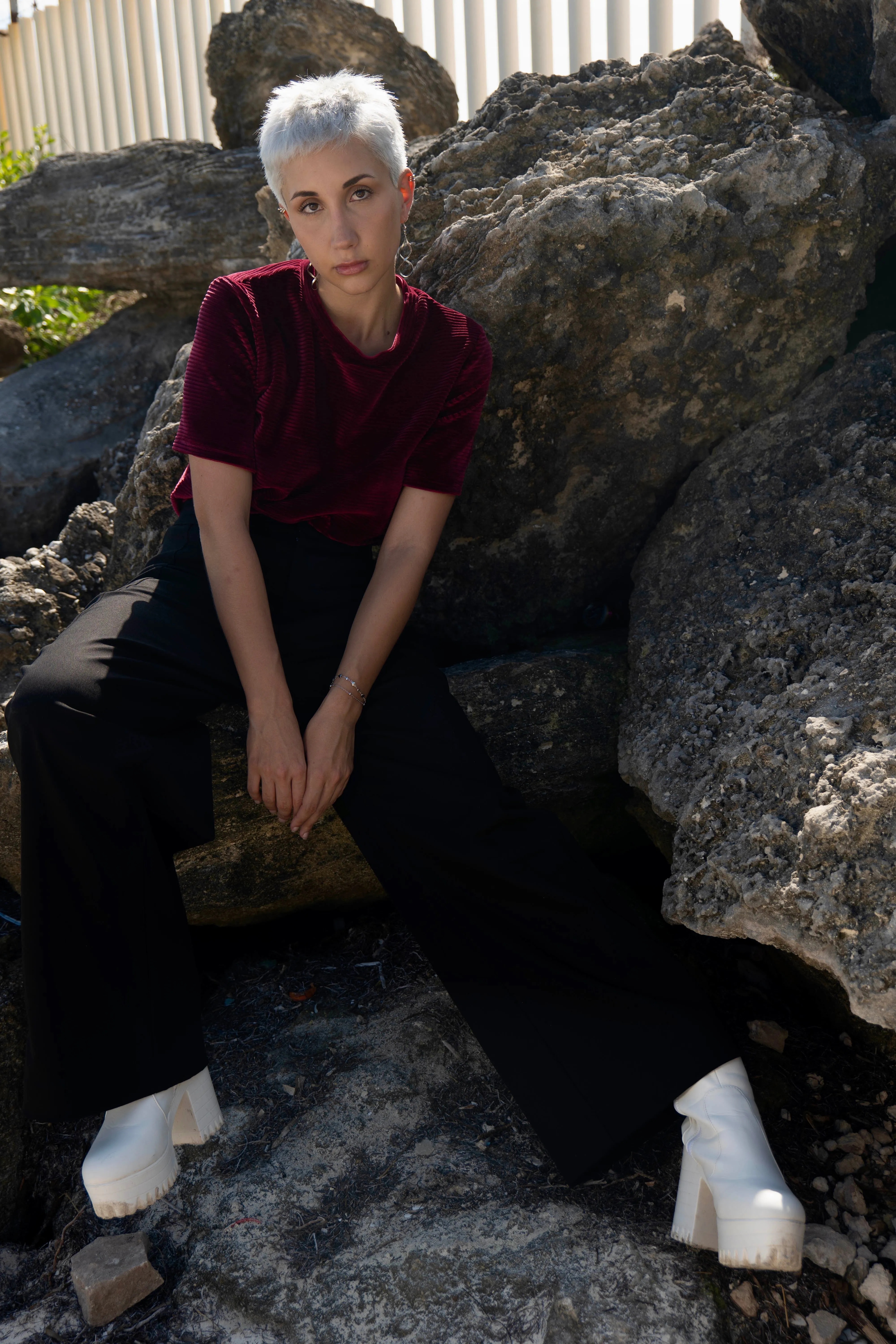 TOFINO T-SHIRT ROSEWOOD sold by MAS