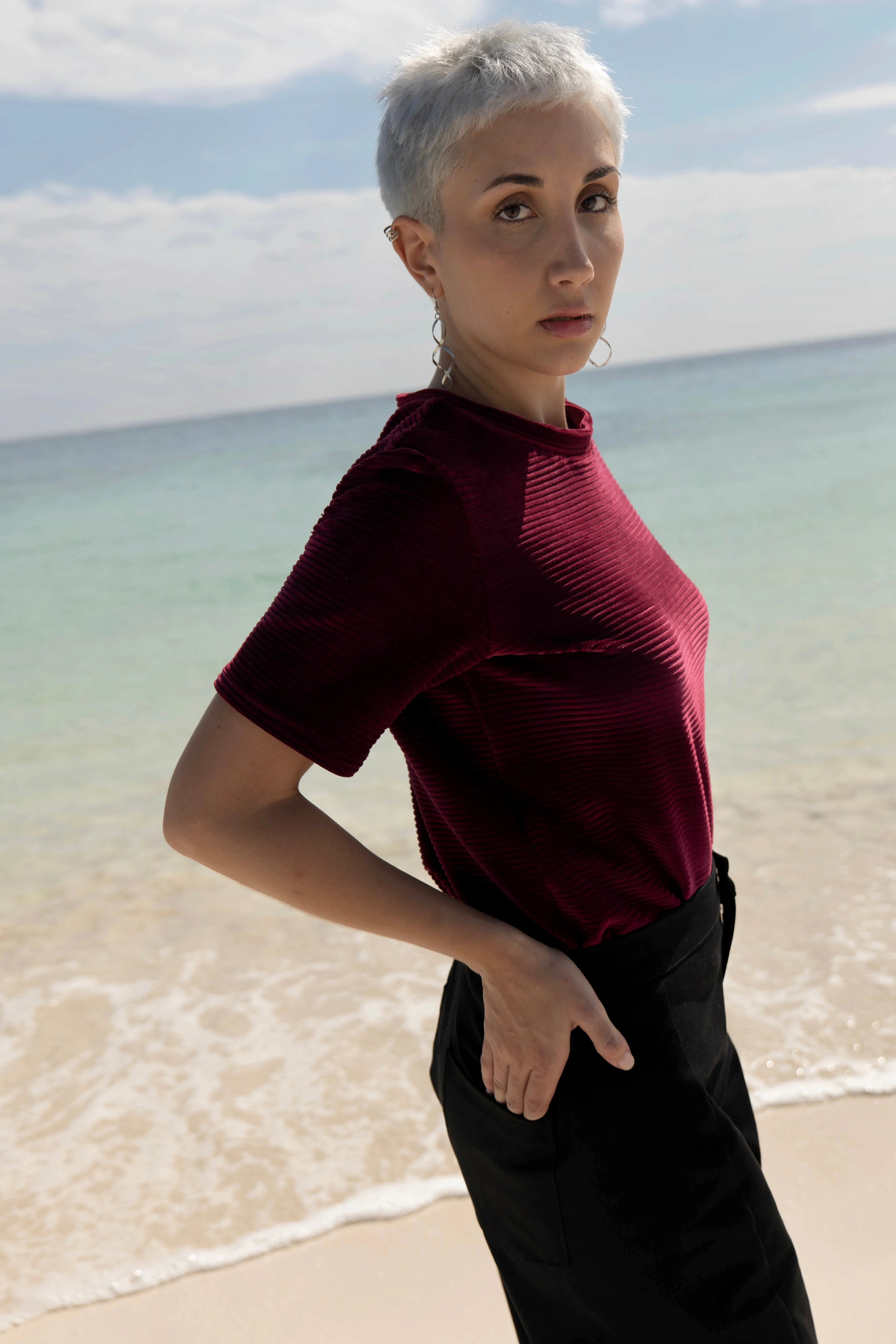 TOFINO T-SHIRT ROSEWOOD sold by MAS product image thumbnail 3