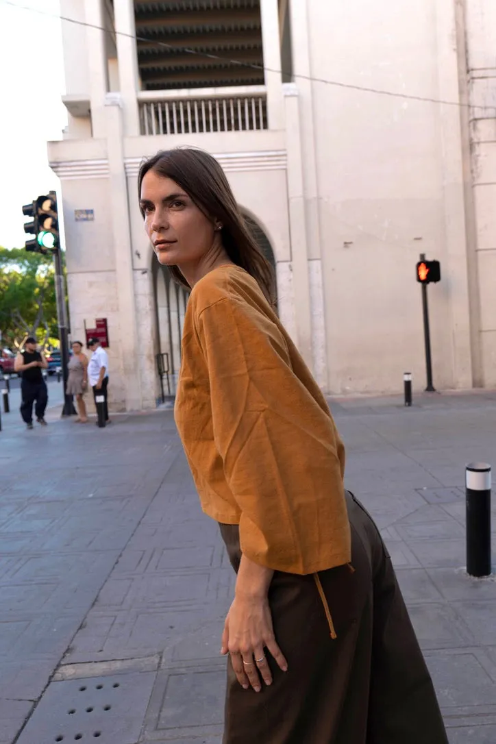 MONACO BLOUSE TUMERIC sold by MAS product image thumbnail 3