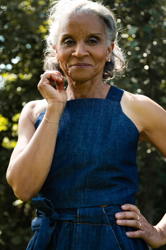 RIO TANK TOP DENIM sold by MAS