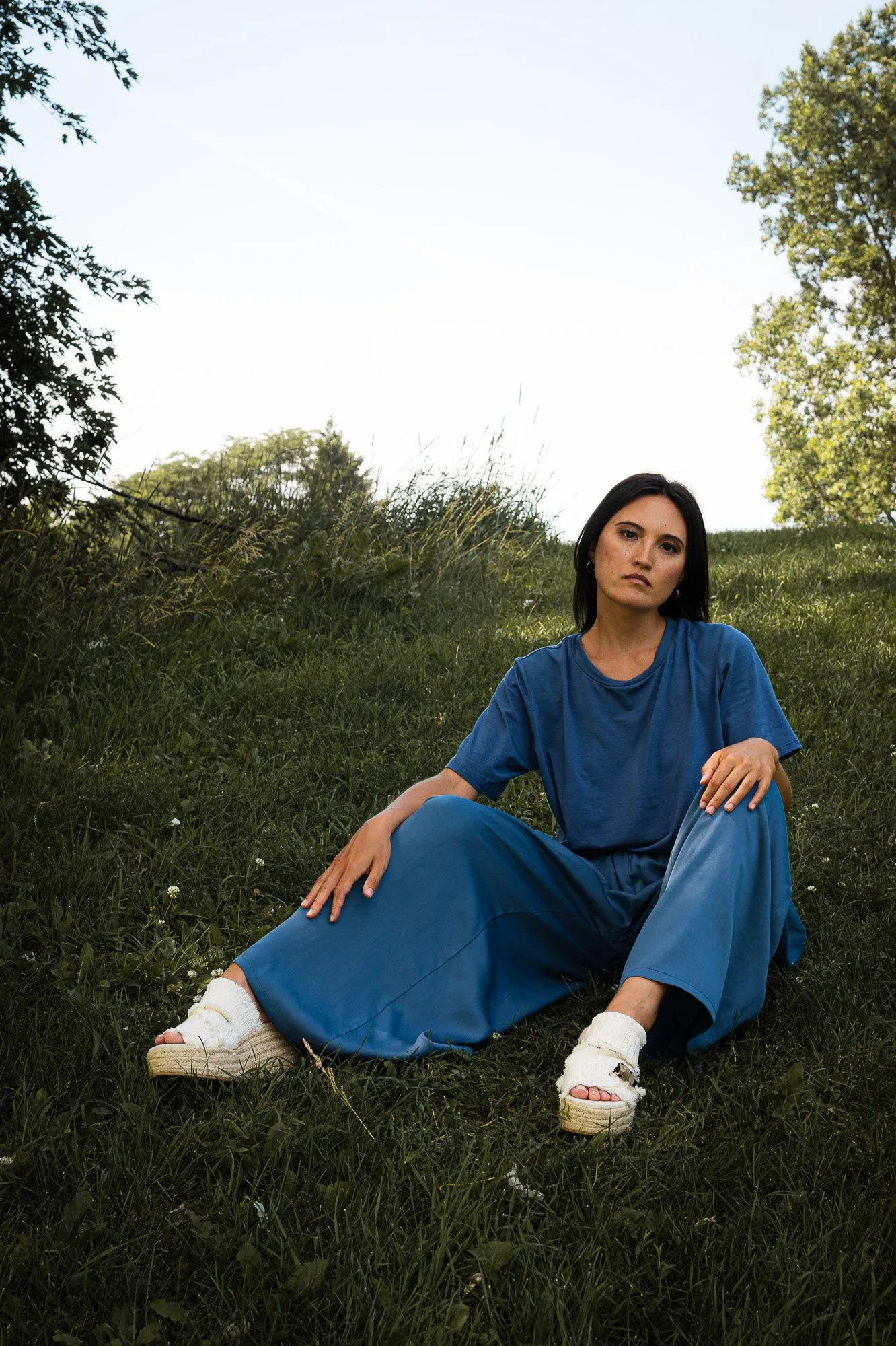 SANTIAGO T-SHIRT AZURE sold by MAS product image thumbnail 3