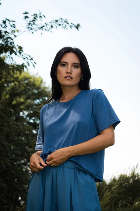 SANTIAGO T-SHIRT AZURE sold by MAS