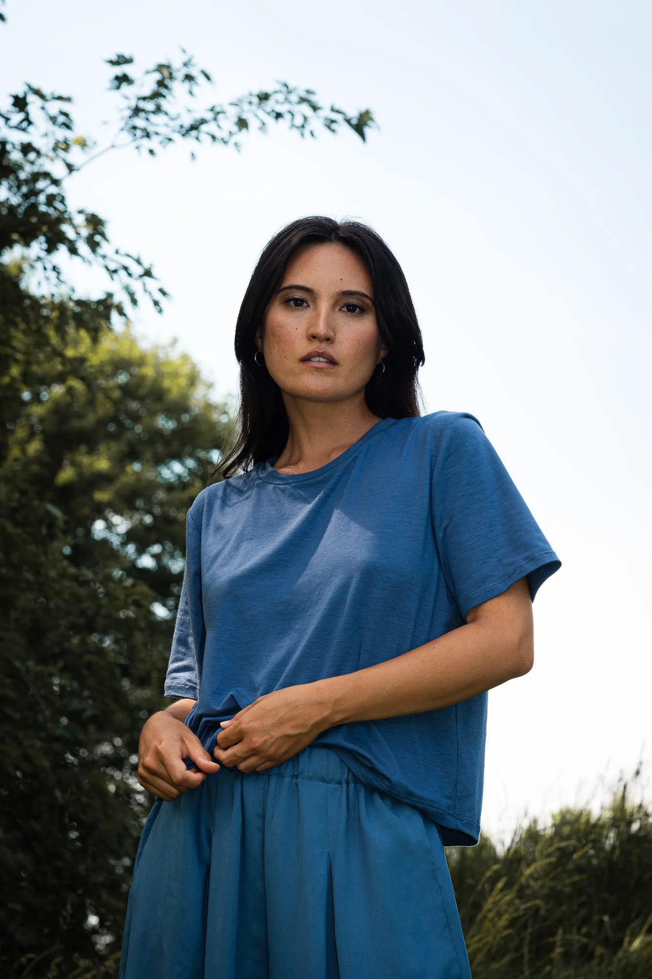 SANTIAGO T-SHIRT AZURE sold by MAS