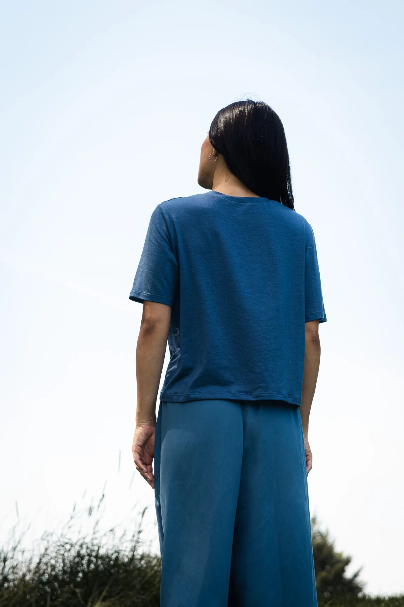 SANTIAGO T-SHIRT AZURE sold by MAS product image thumbnail 2