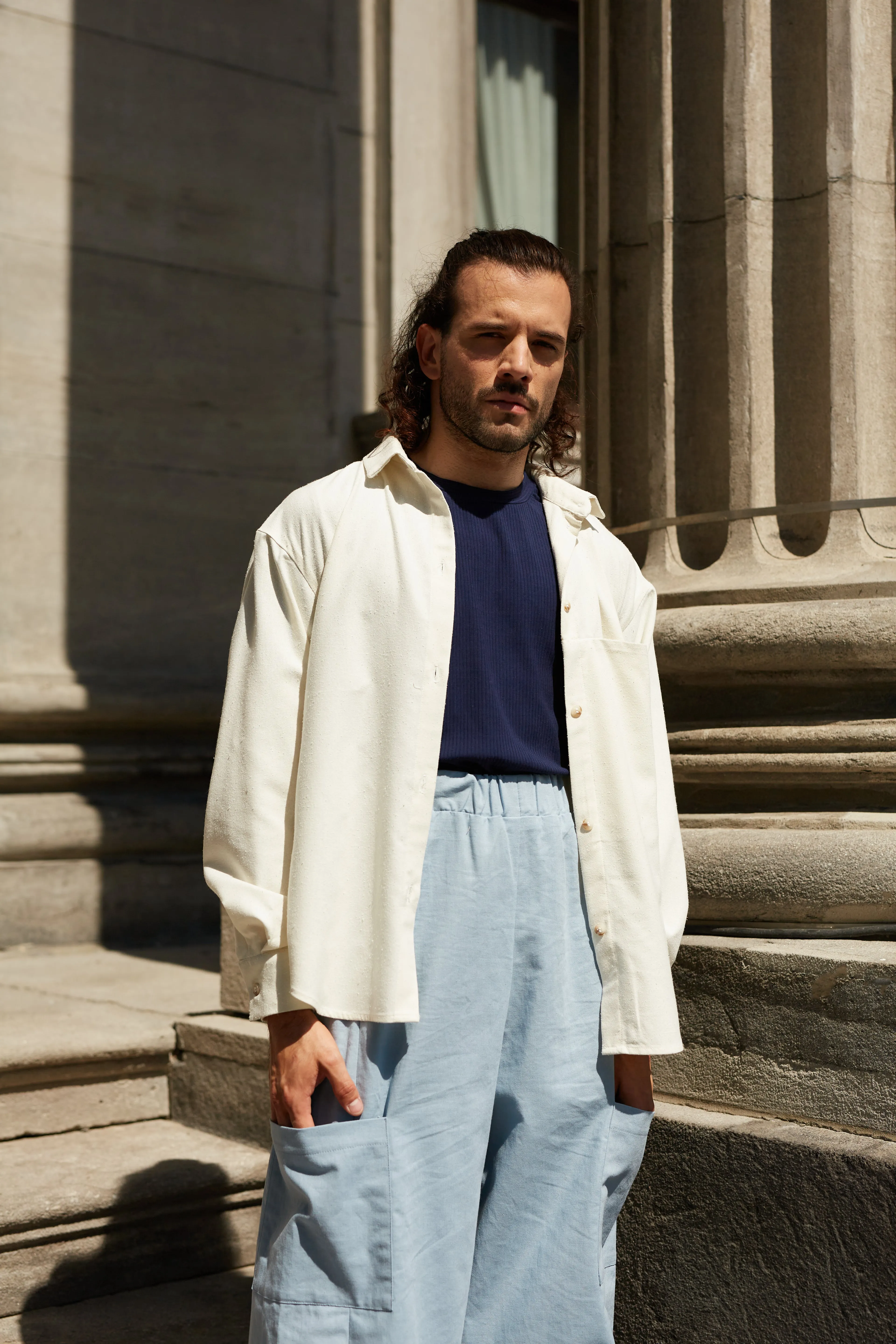 KYOTO BLOUSE BUTTERMILK sold by MAS