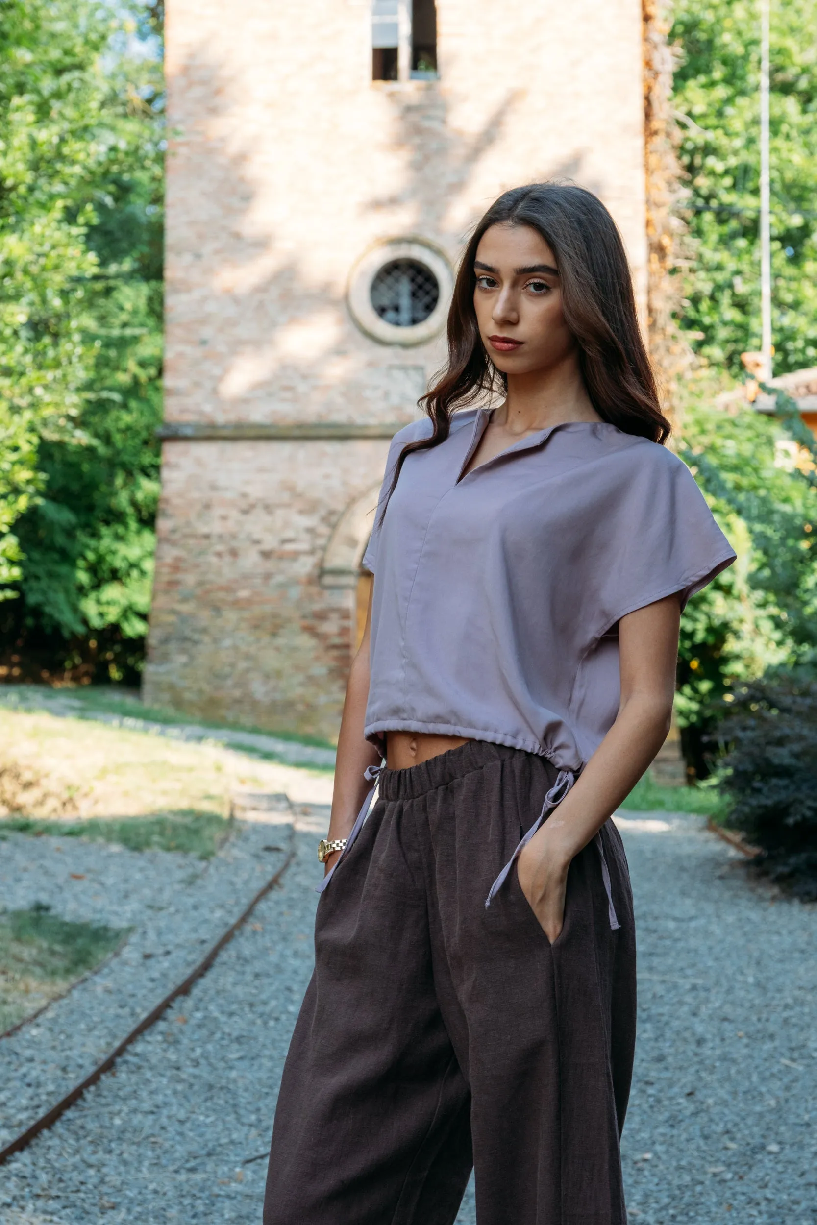 AMALFI BLOUSE RASPBERRY sold by MAS product image thumbnail 2