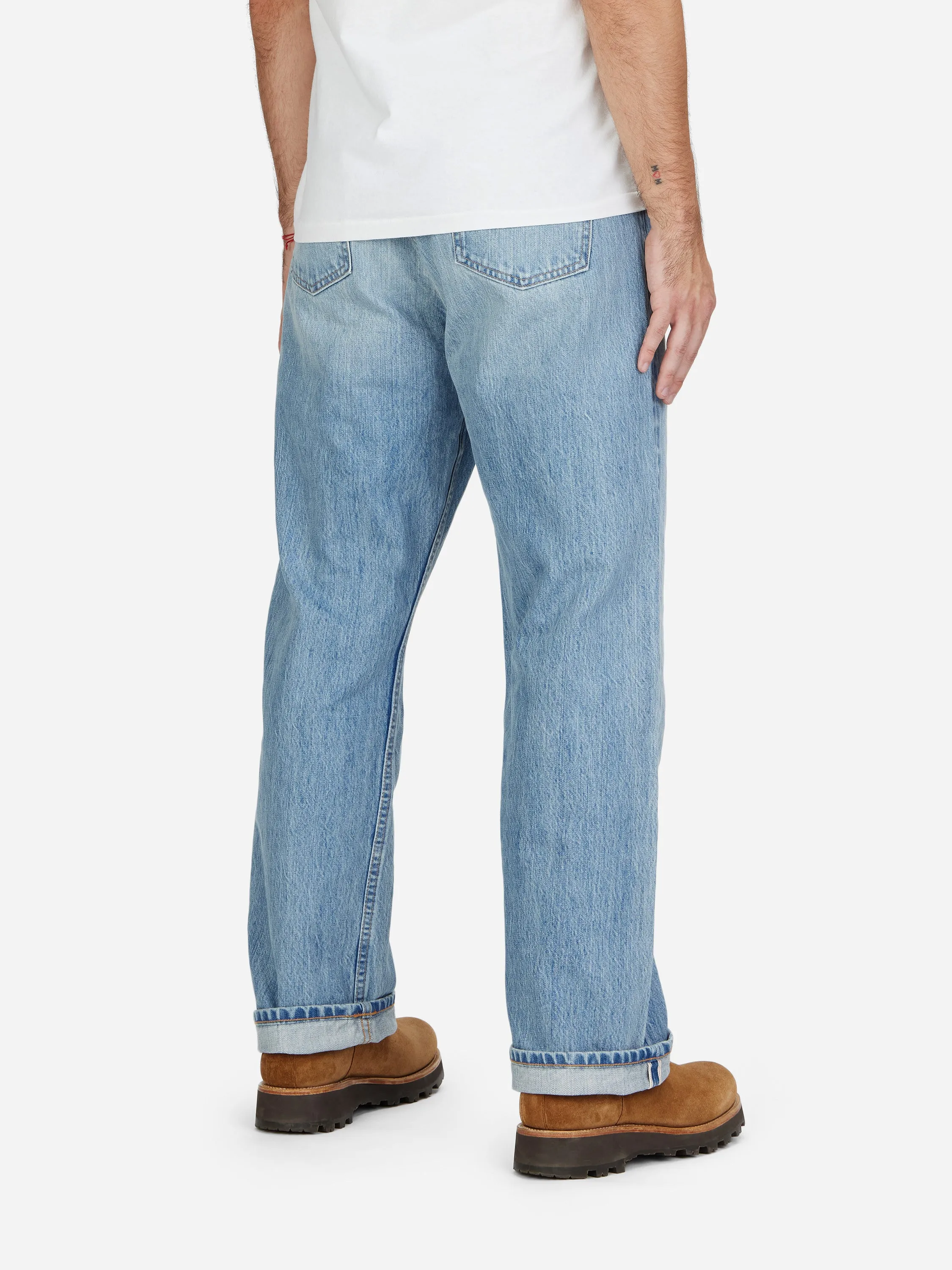RS-100xv ~ Relaxed Straight - Indigo Selvedge Vintage Wash sold by 3sixteen product image thumbnail 3