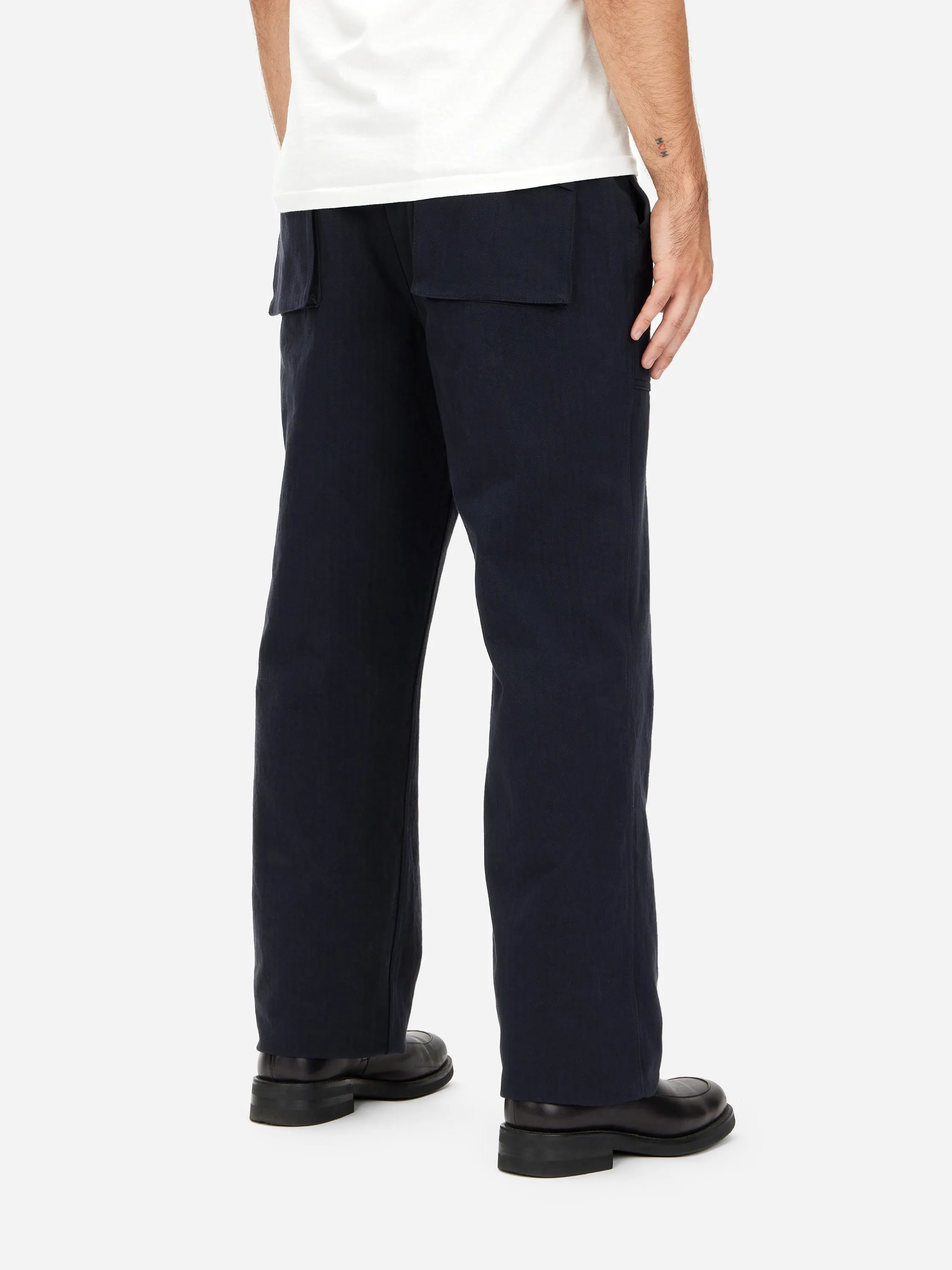 Fatigue Pant ~ Midnight Washed HBT sold by 3sixteen product image thumbnail 3