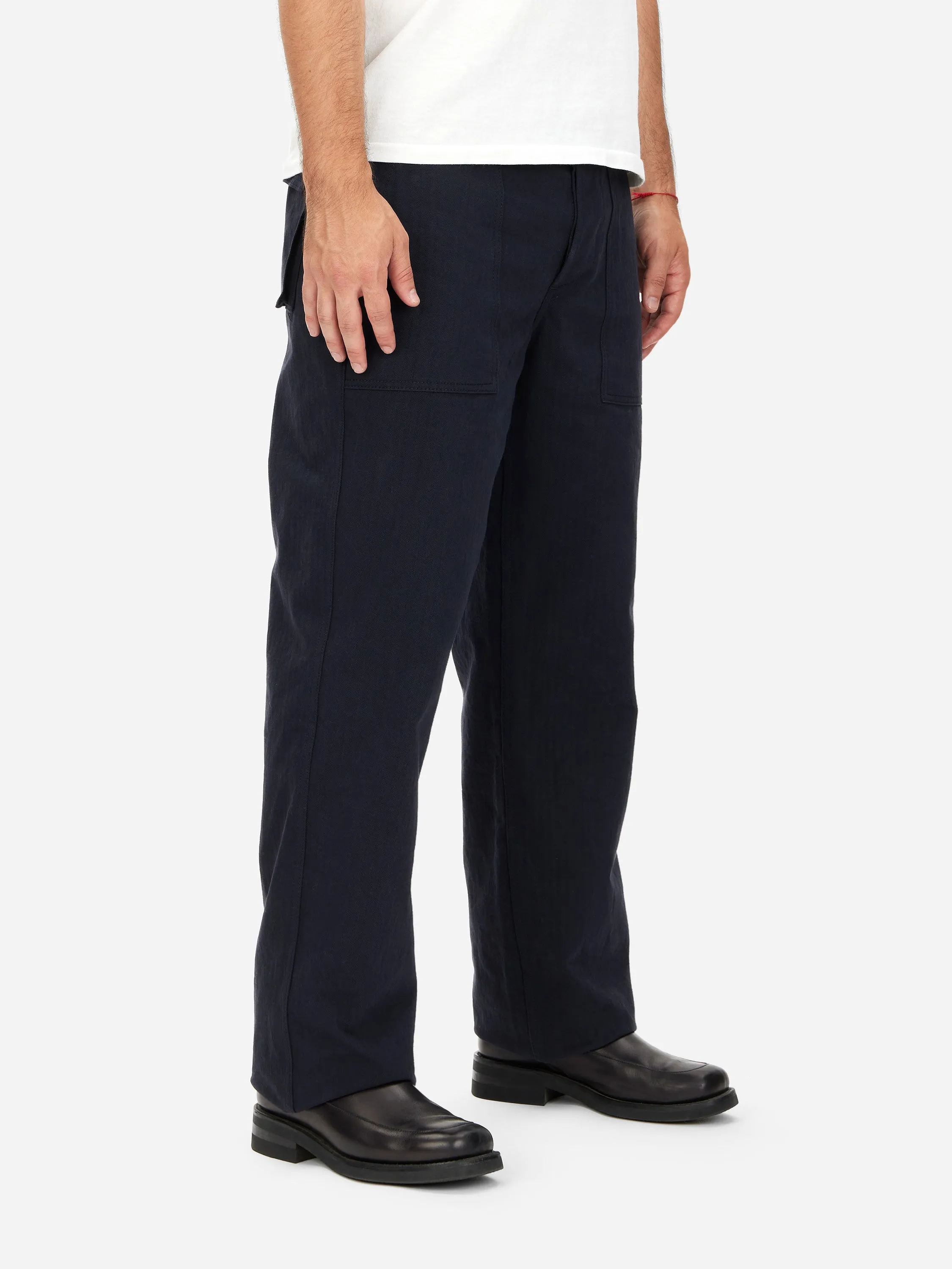 Fatigue Pant ~ Midnight Washed HBT sold by 3sixteen product image thumbnail 2