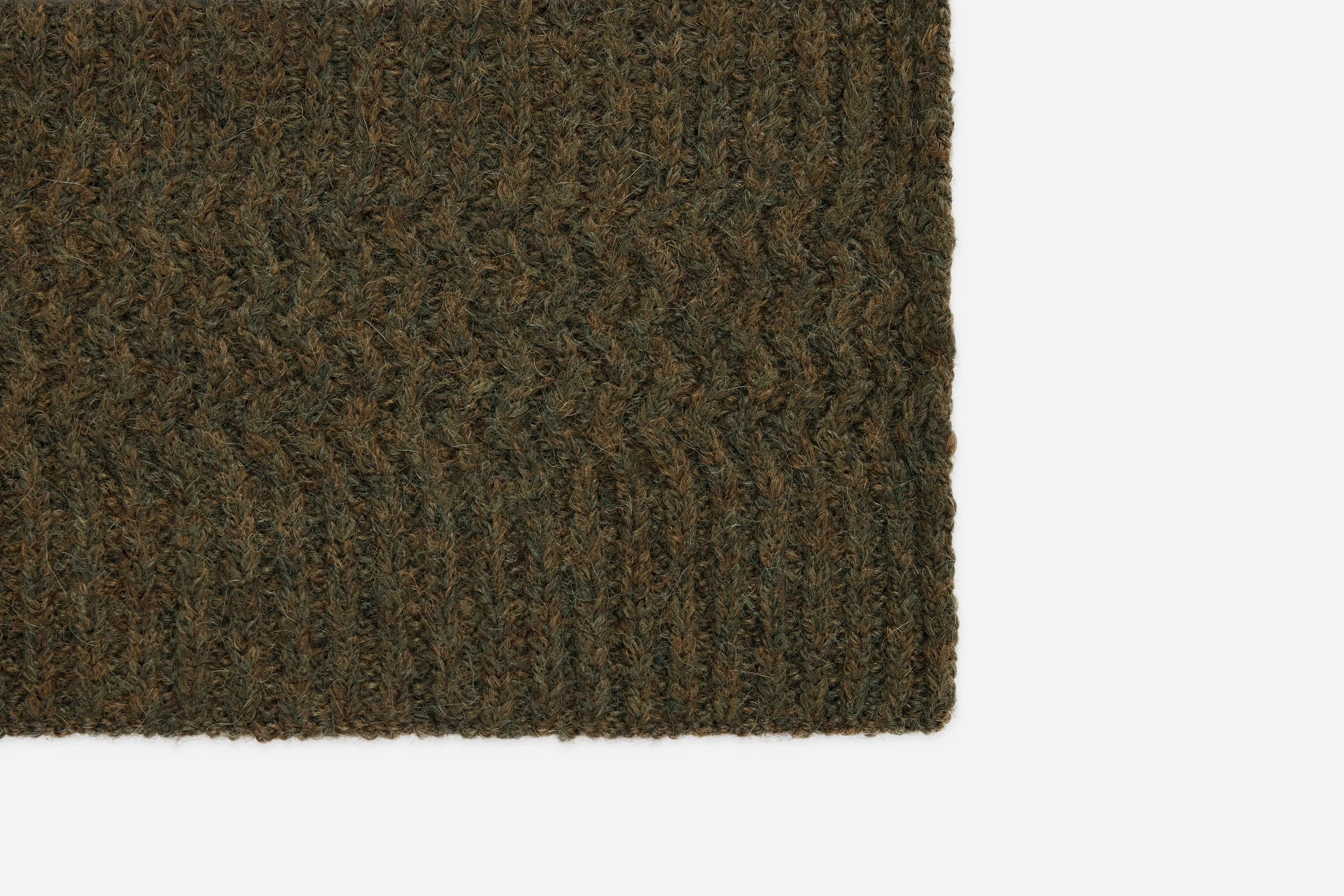 Alpaca Rib Scarf ~ Forest sold by 3sixteen product image thumbnail 3