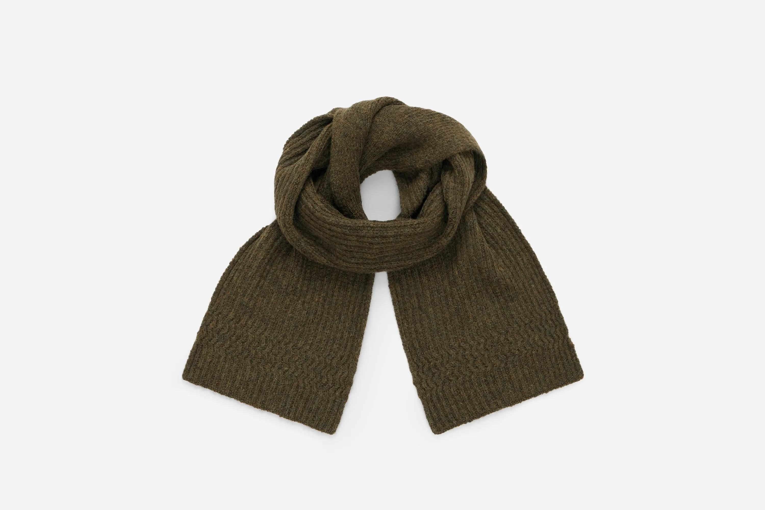 Alpaca Rib Scarf ~ Forest sold by 3sixteen product image thumbnail 2