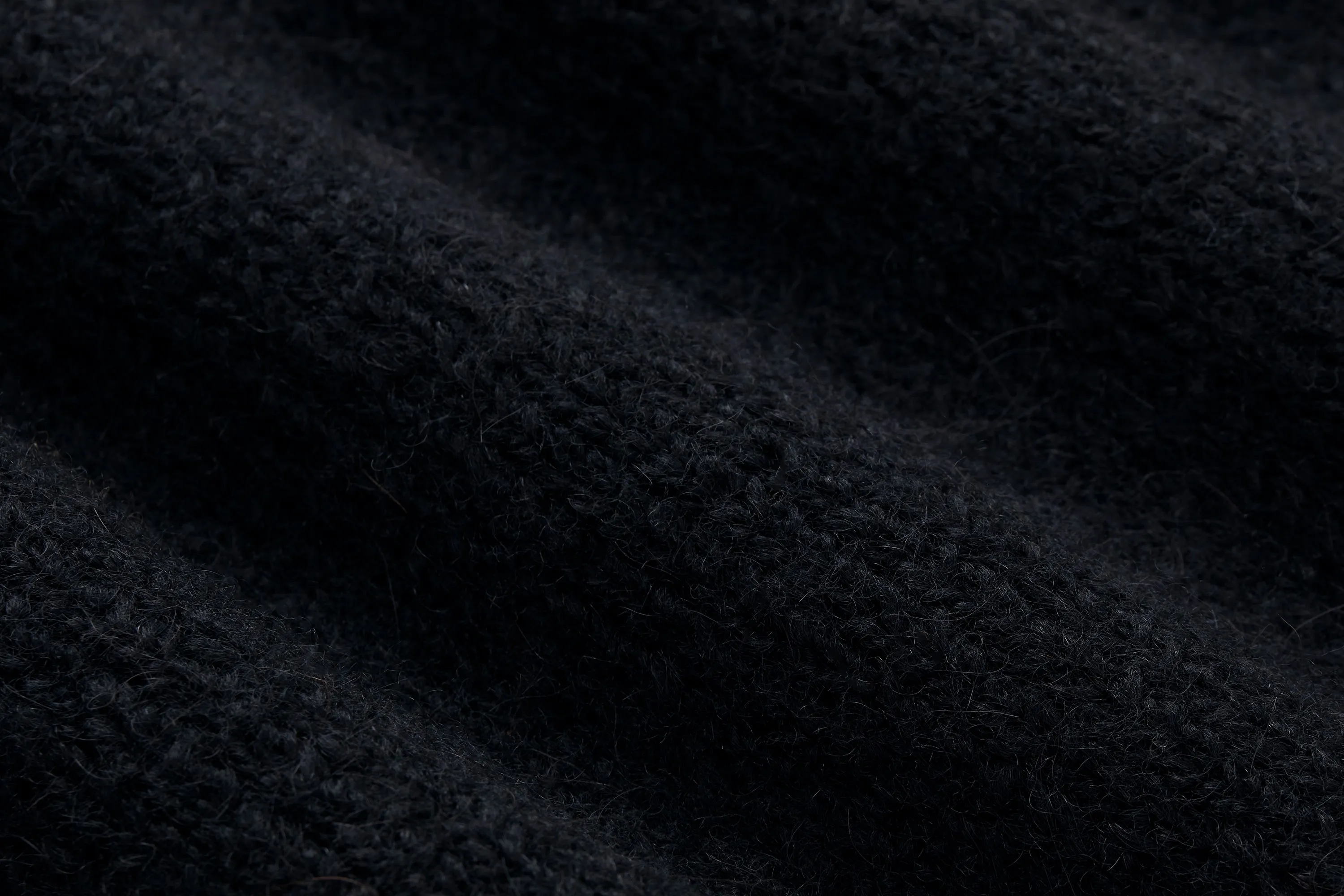 Alpaca Crewneck ~ Black sold by 3sixteen product image thumbnail 5