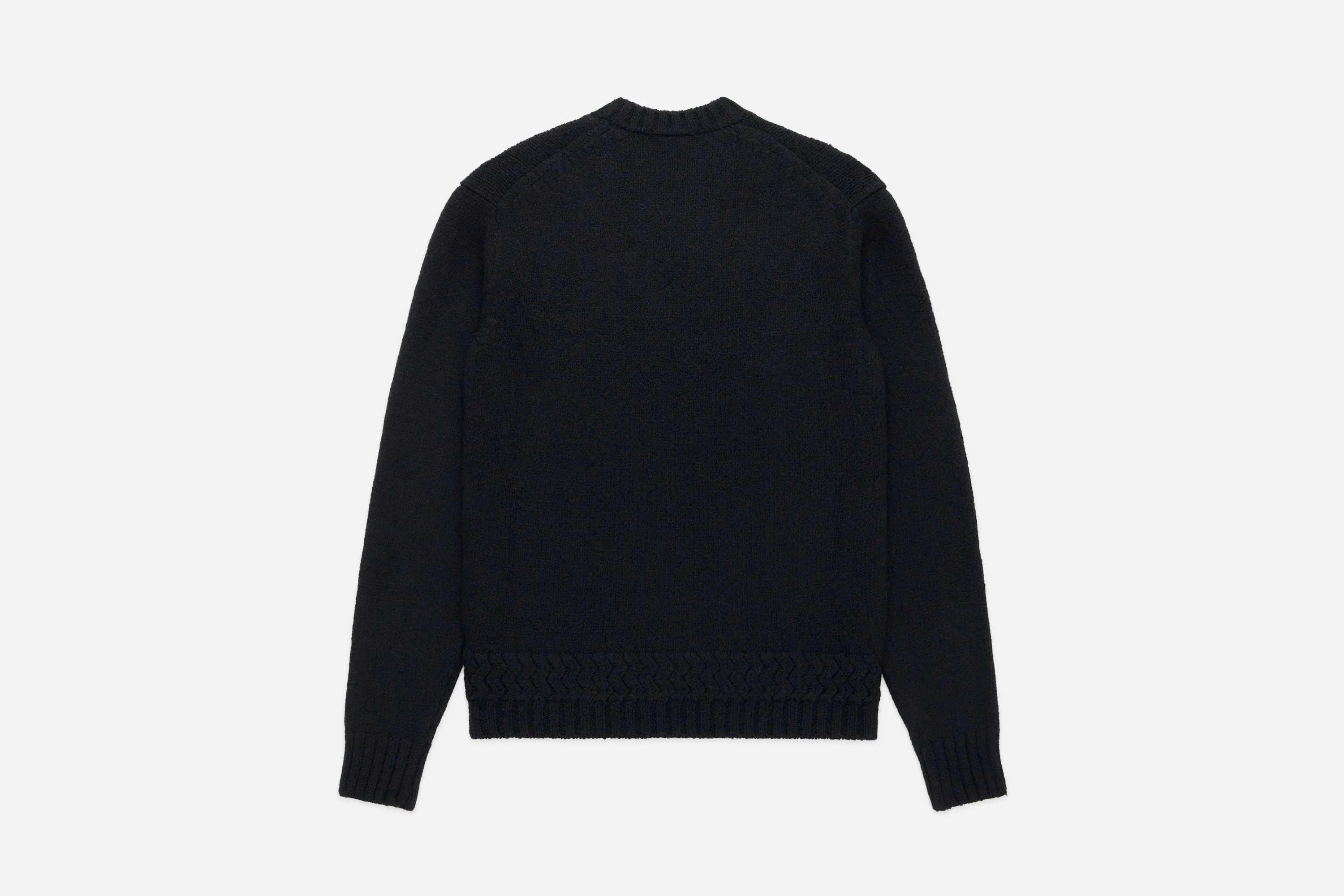 Alpaca Crewneck ~ Black sold by 3sixteen product image thumbnail 2