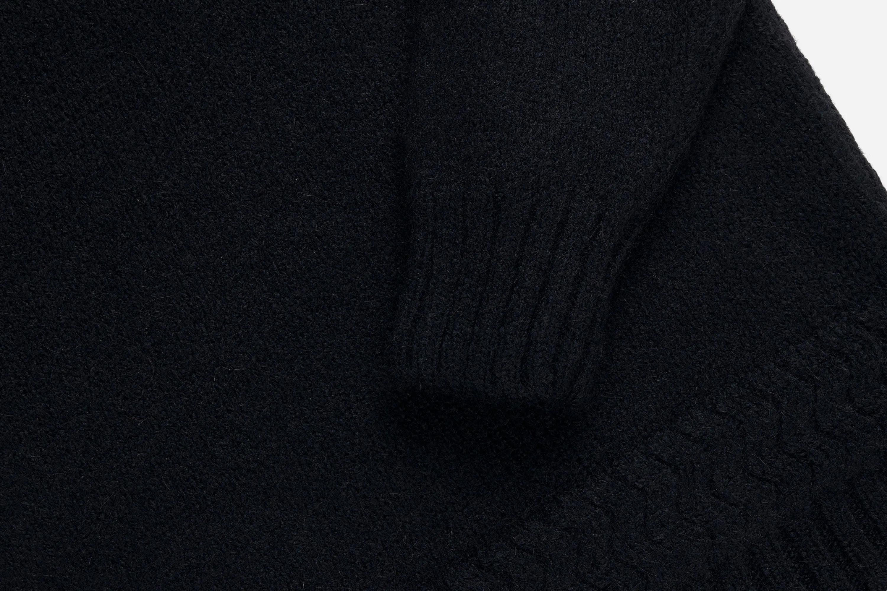 Alpaca Crewneck ~ Black sold by 3sixteen product image thumbnail 4