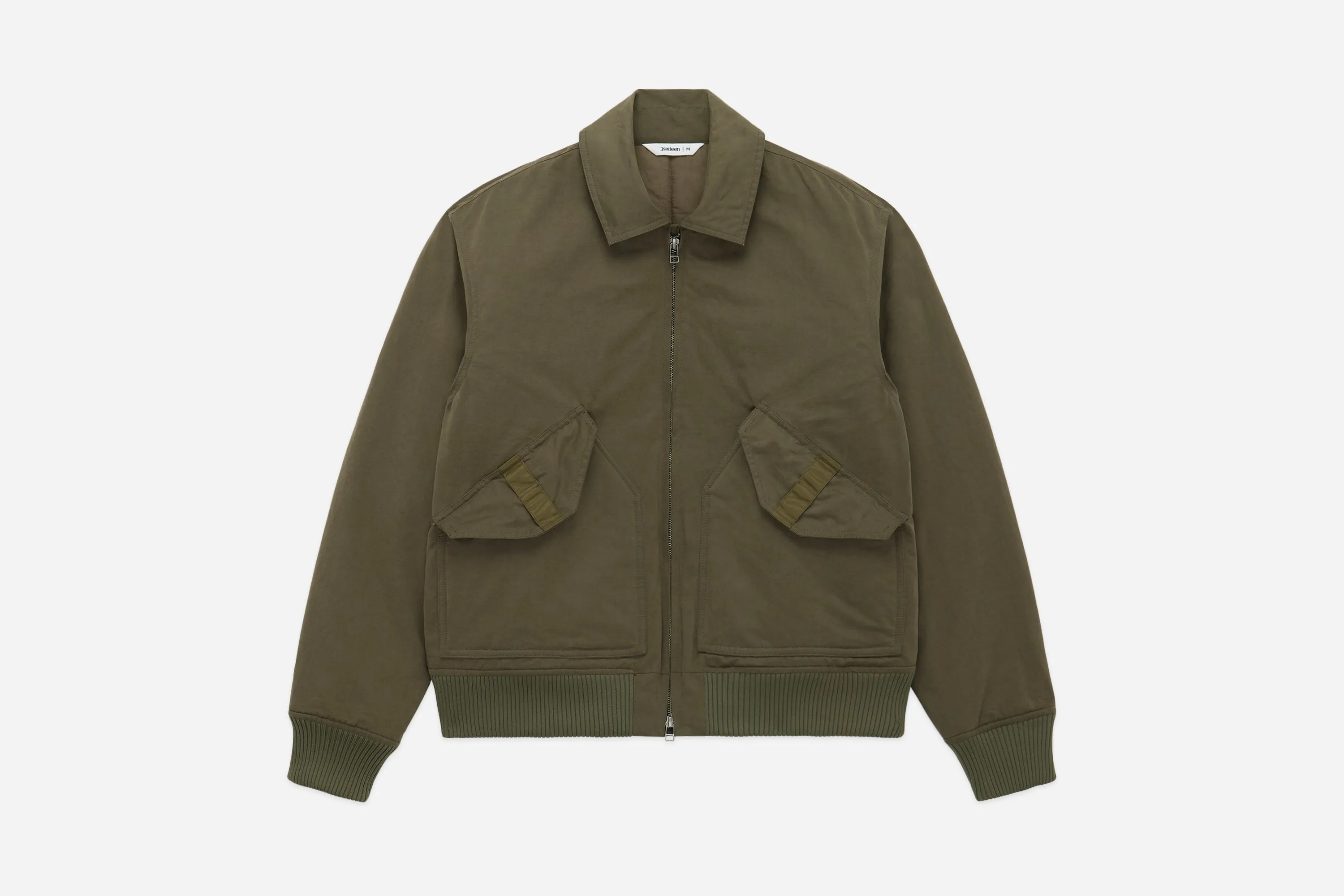 CWU Flight Jacket ~ Olive Cotton/Nylon sold by 3sixteen