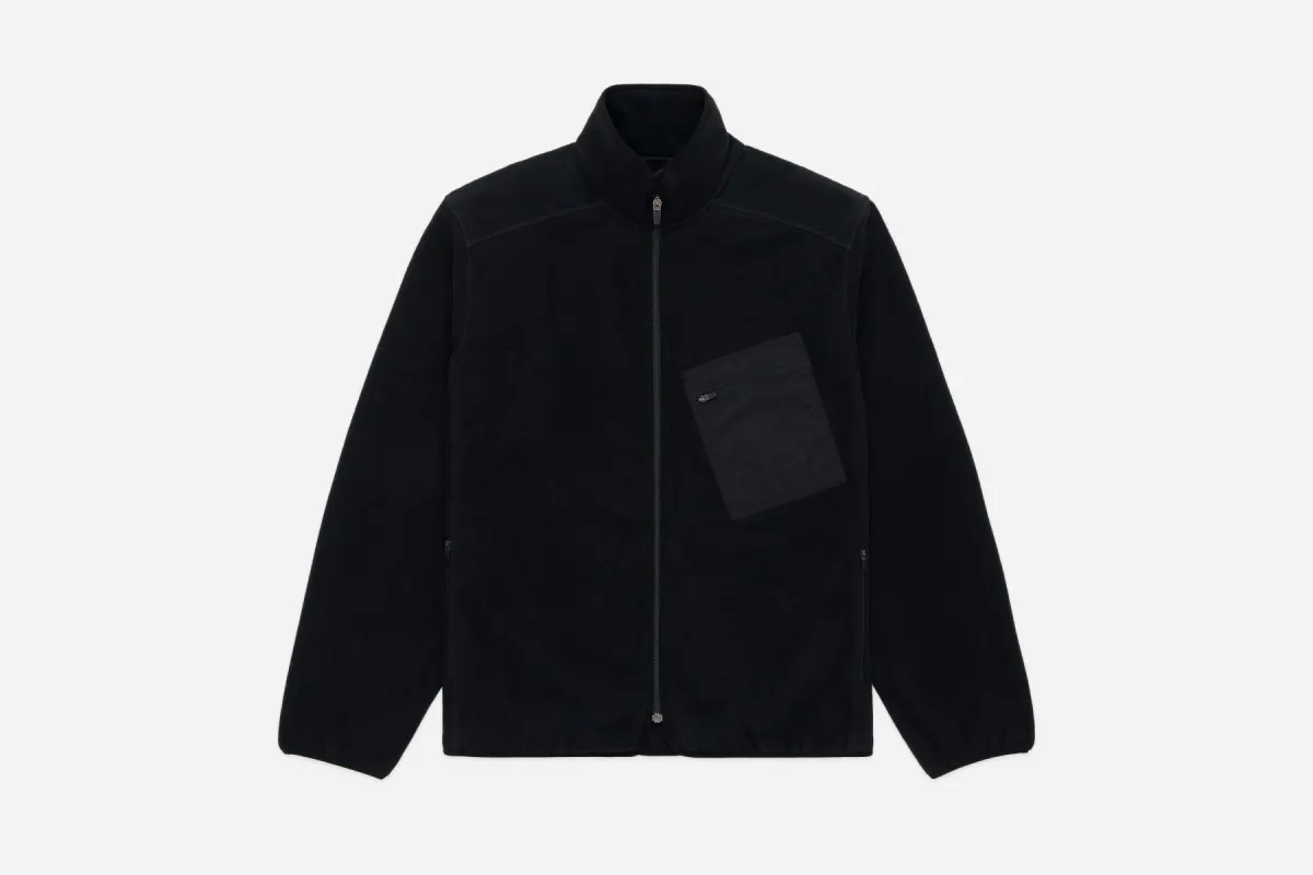 Summit Fleece Jacket ~ Black sold by 3sixteen