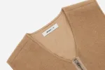 Zip Vest ~ Coyote Wool/Cashmere sold by 3sixteen