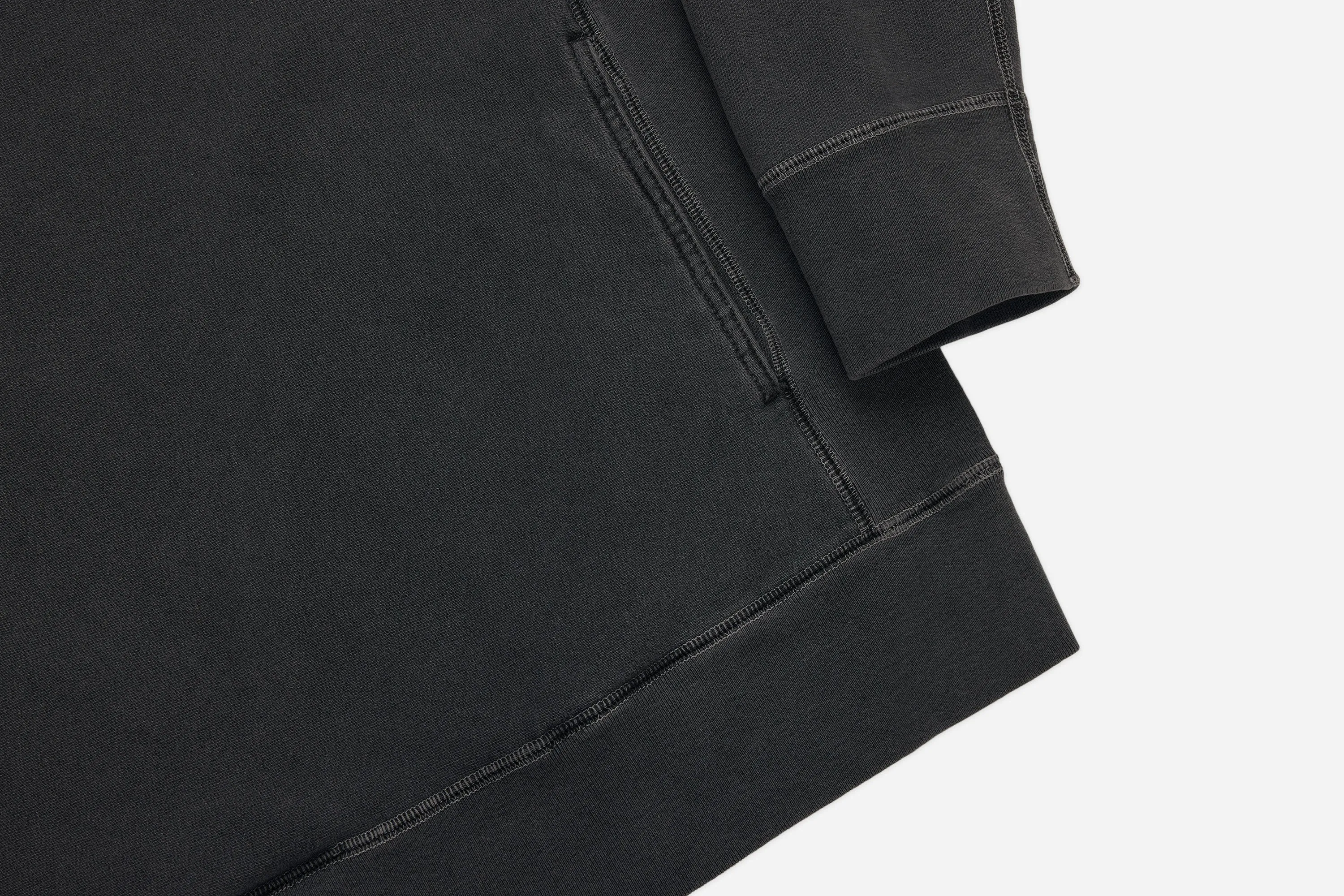 Garment Dyed French Terry Crewneck ~ Smoke sold by 3sixteen product image thumbnail 4