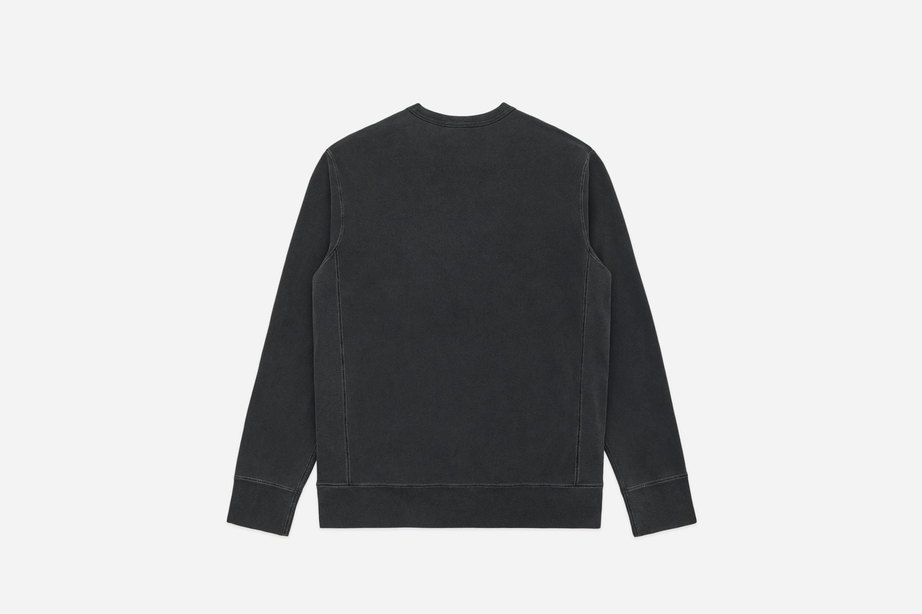 Garment Dyed French Terry Crewneck ~ Smoke sold by 3sixteen product image thumbnail 2