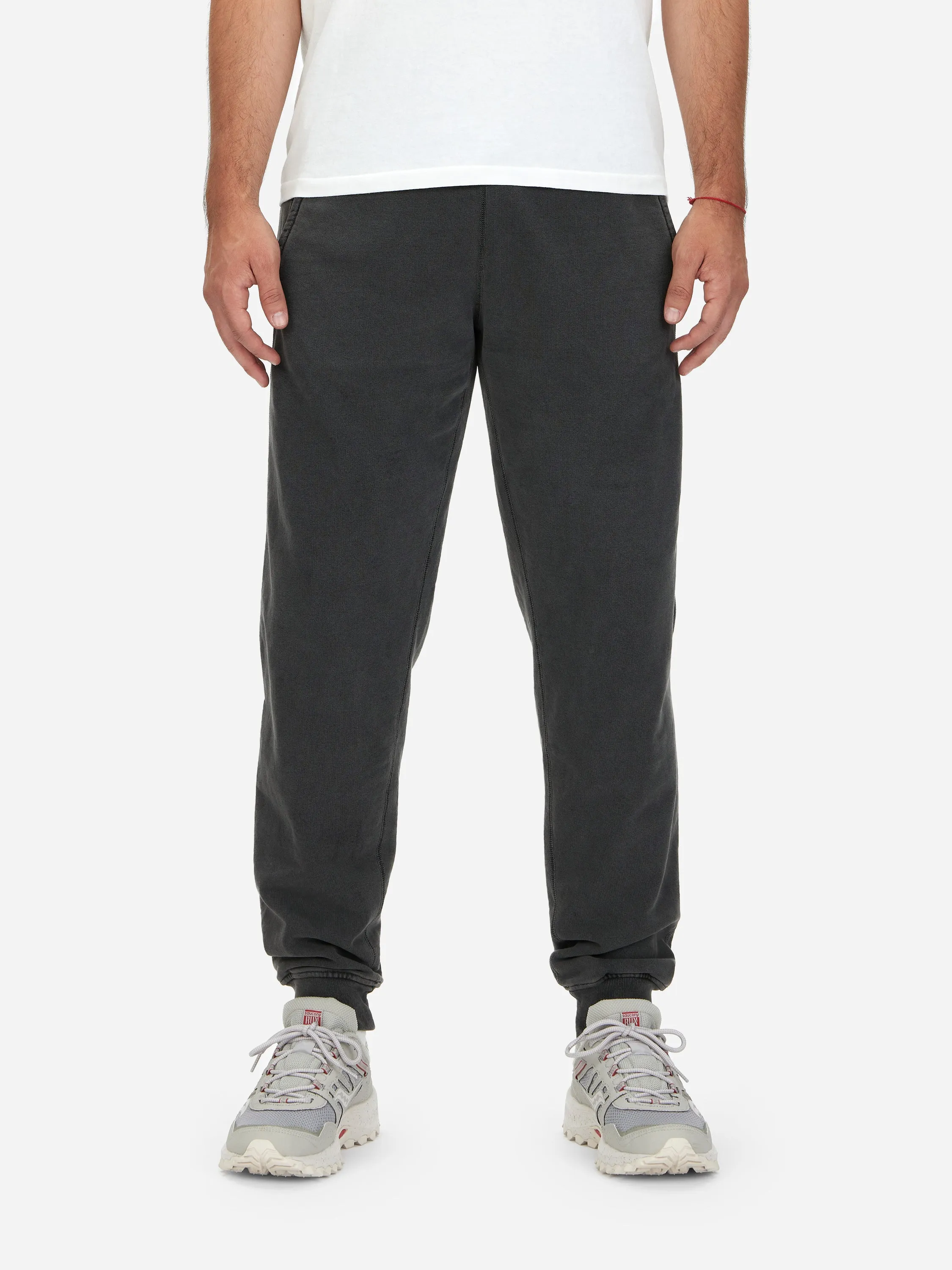 Garment Dyed French Terry Sweatpant ~ Smoke sold by 3sixteen