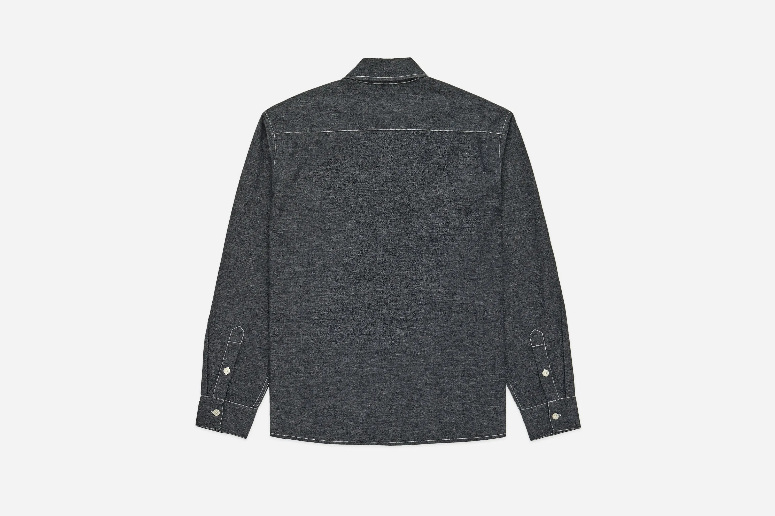 Utility Shirt ~ Black Chambray sold by 3sixteen product image thumbnail 2