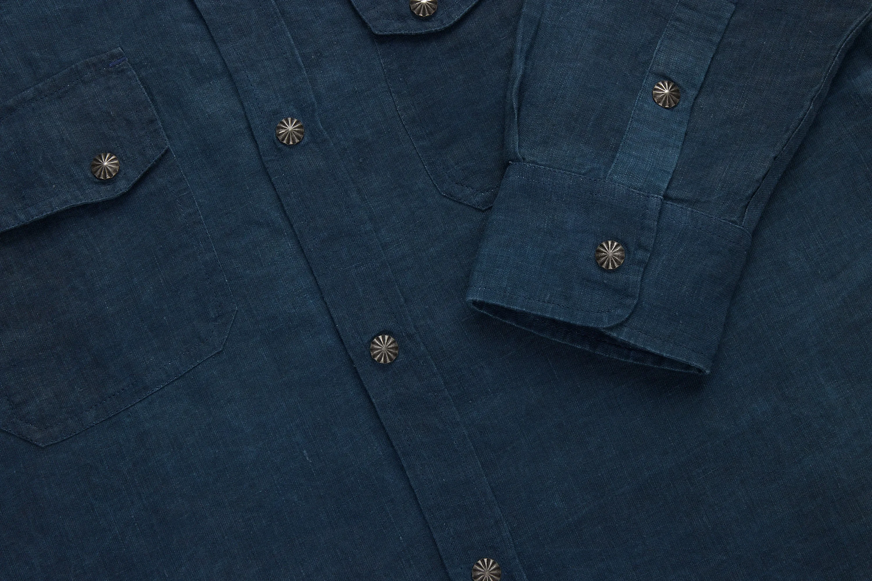 Crosscut Western ~ Indigo/Iron Dye Hemp sold by 3sixteen product image thumbnail 4