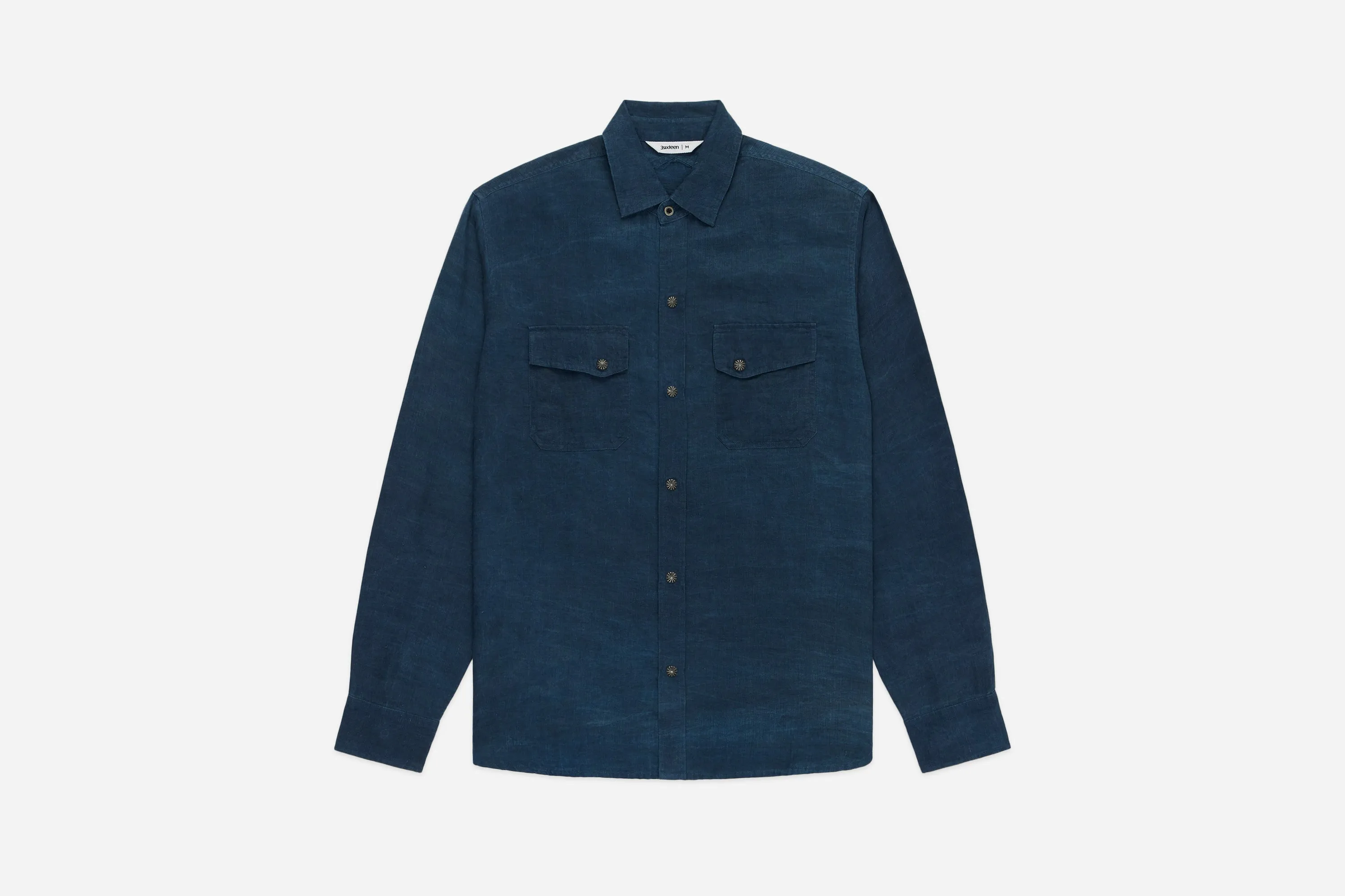 Crosscut Western ~ Indigo/Iron Dye Hemp sold by 3sixteen