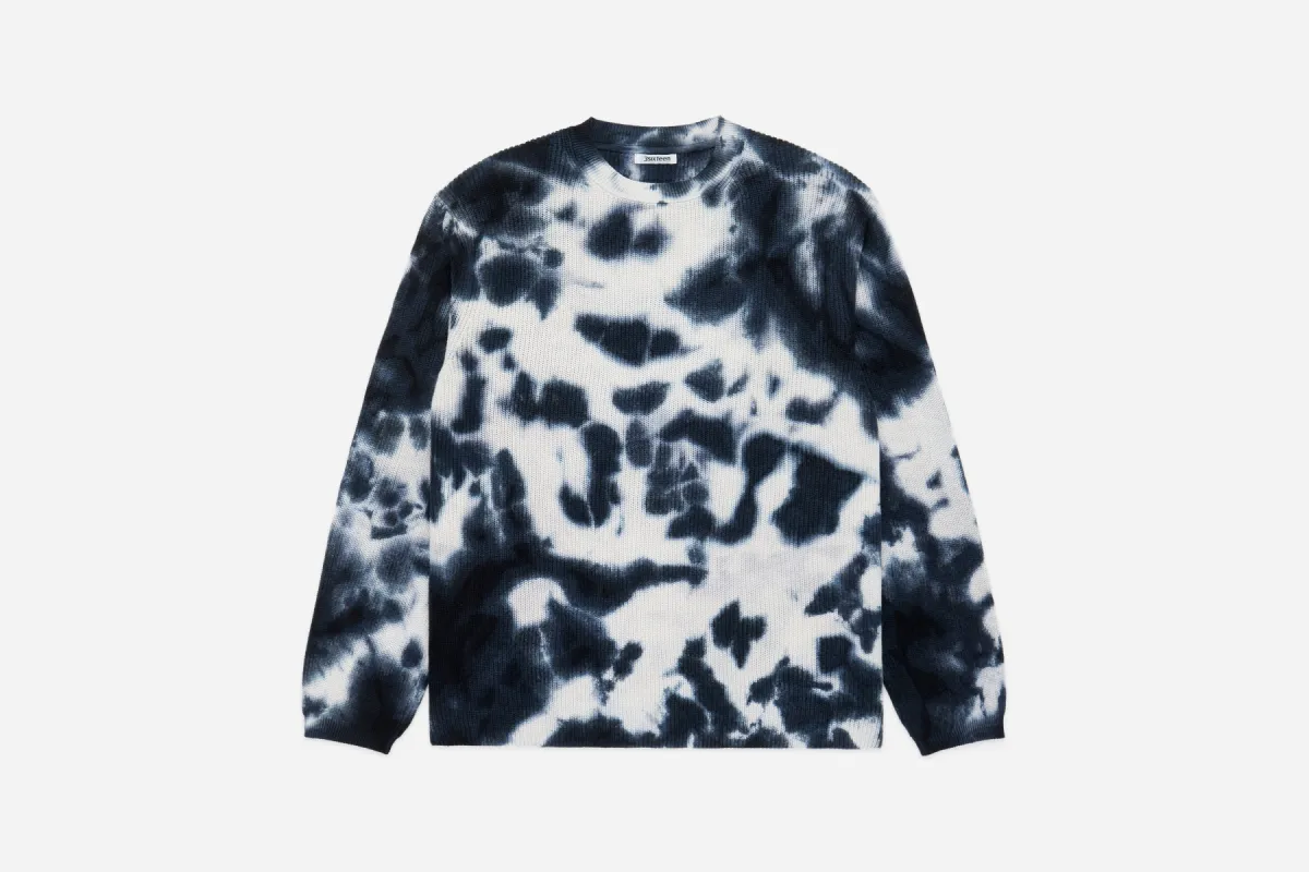 Garment Dyed Knit Long Sleeve Sweater ~ Ink Blot sold by 3sixteen