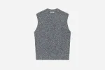 Sweater Vest ~ Black Marled Yarn sold by 3sixteen