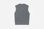 Sweater Vest ~ Black Marled Yarn sold by 3sixteen