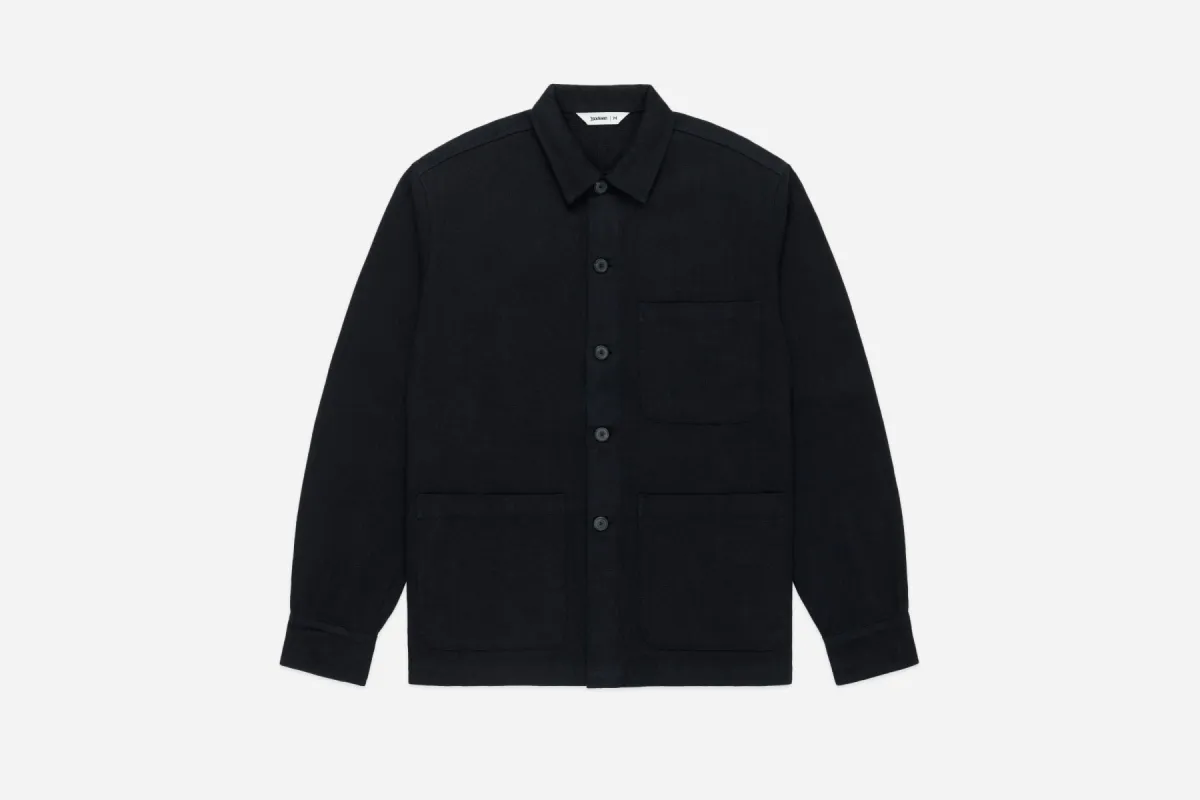 Shop Jacket ~ Black Cotton/Linen sold by 3sixteen