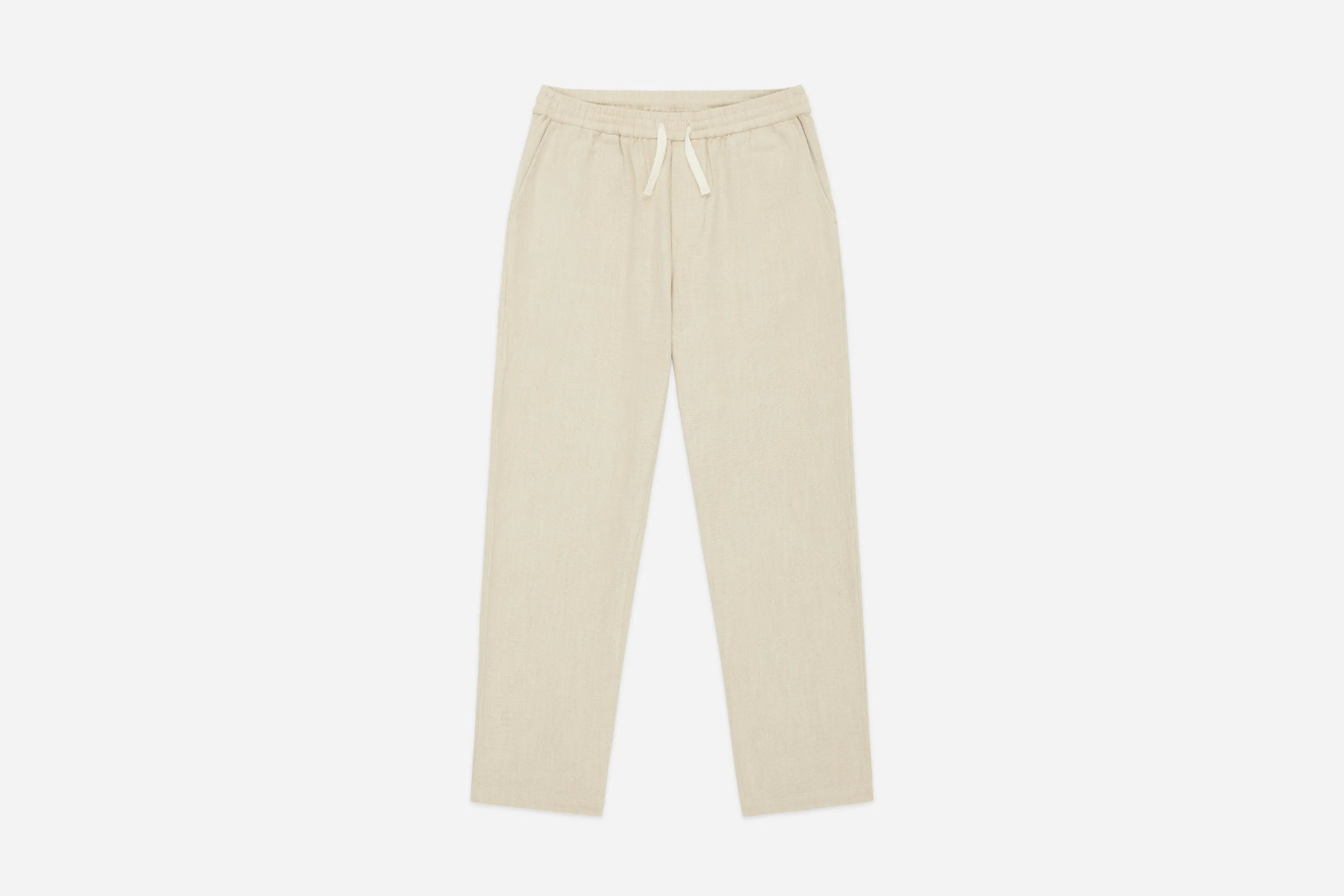 Easy Pant ~ Alabaster Cotton/Linen sold by 3sixteen product image thumbnail 5