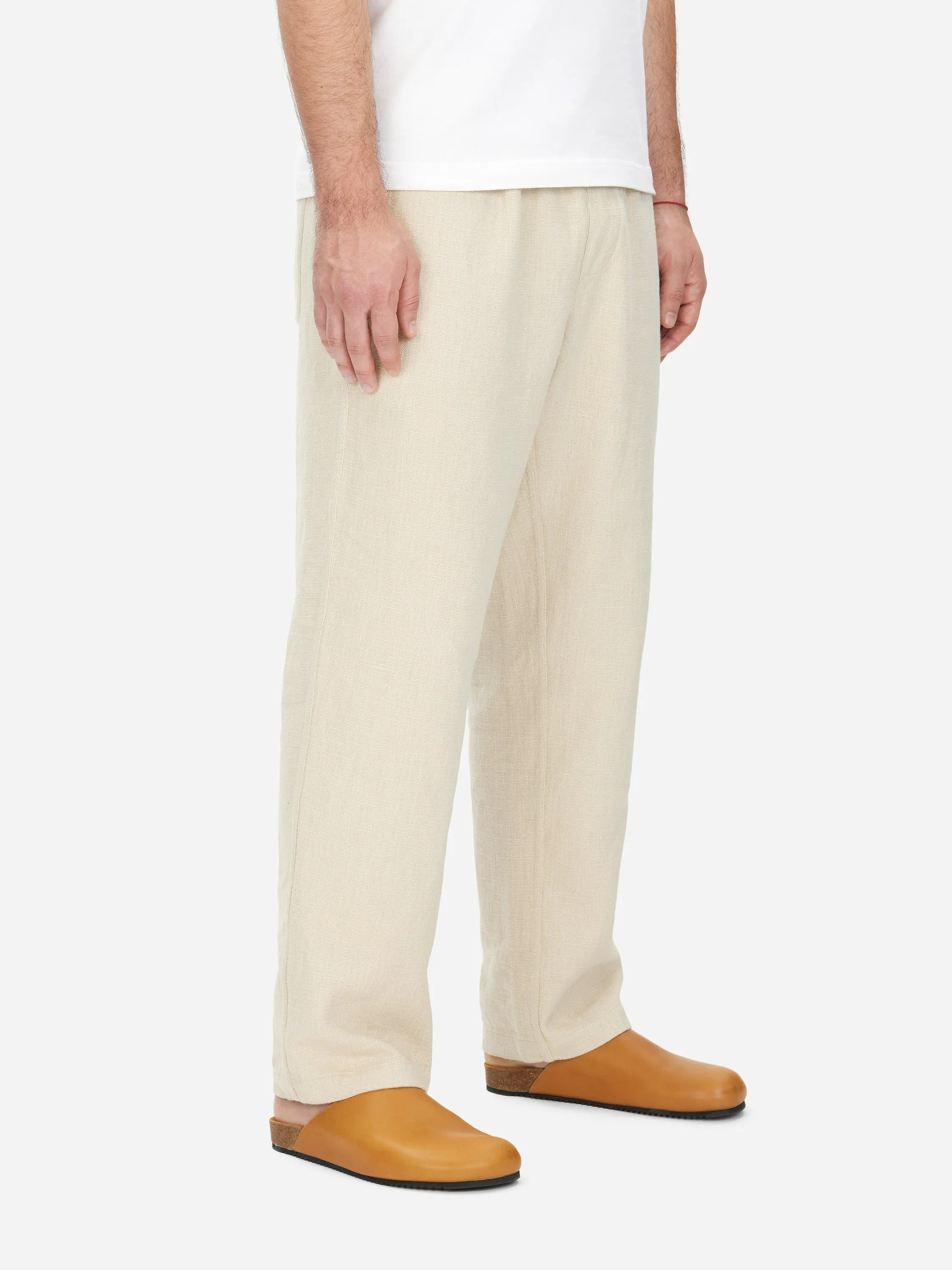 Easy Pant ~ Alabaster Cotton/Linen sold by 3sixteen product image thumbnail 2